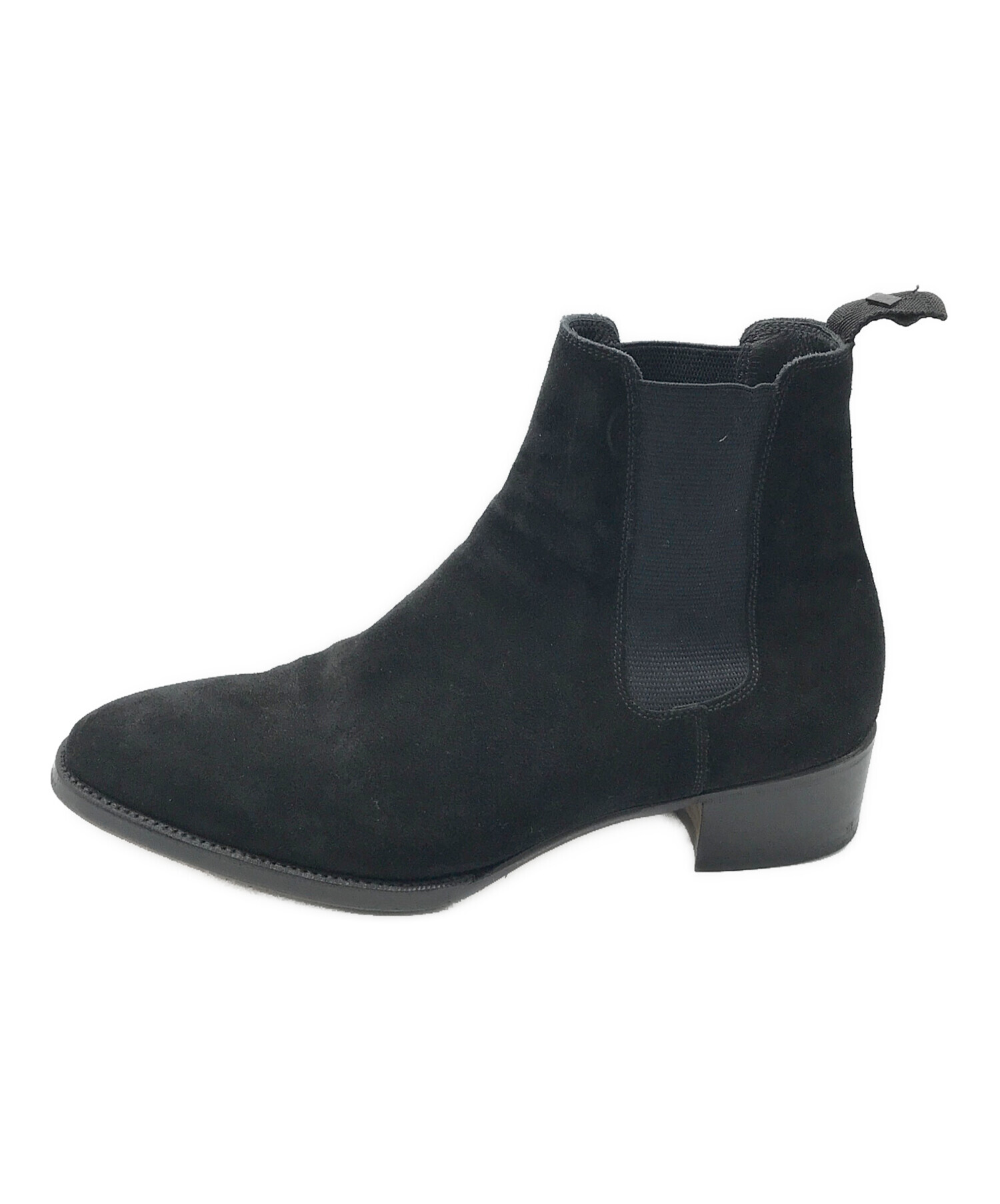 中古・古着通販】WH (ダブルエイチ) サイドゴアブーツ ブラック サイズ