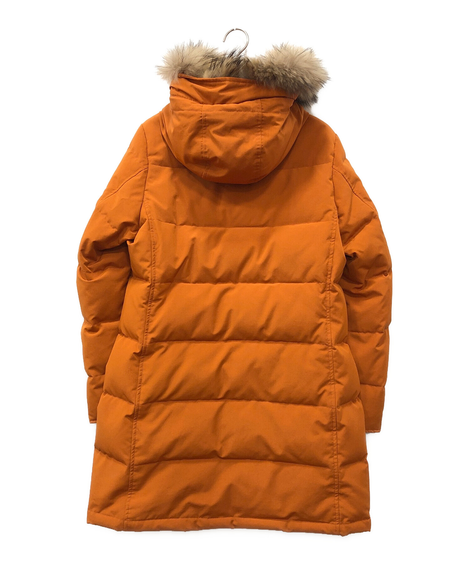 中古・古着通販】DANTON (ダントン) ファー付ダウンコート オレンジ