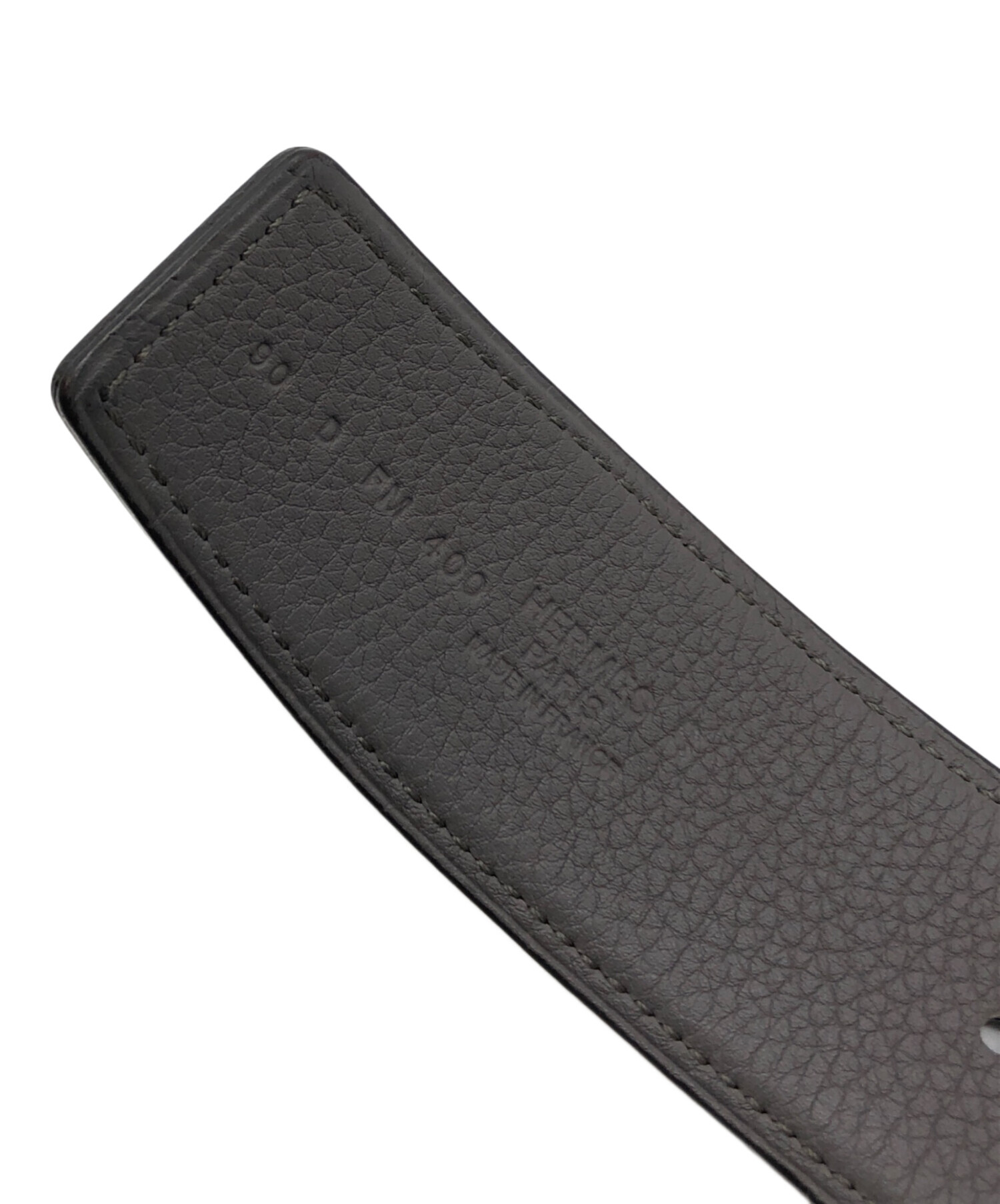 中古・古着通販】HERMES (エルメス) リバーシブルホースシューバックル