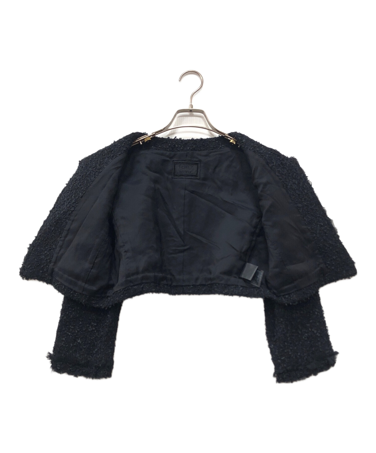 中古・古着通販】FOXEY (フォクシー) ノーカラーツイードジャケット