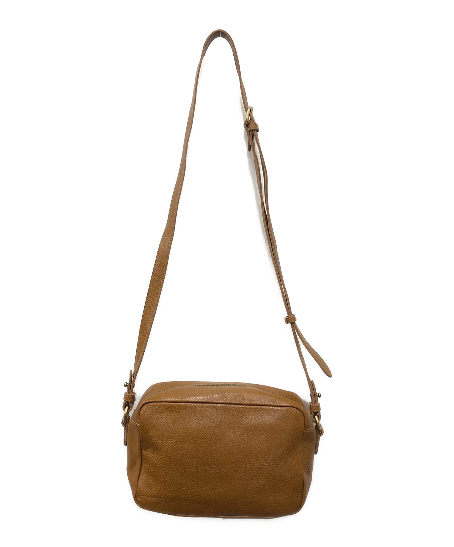 中古・古着通販】IL BISONTE (イル ビゾンテ) レザーショルダーバッグ