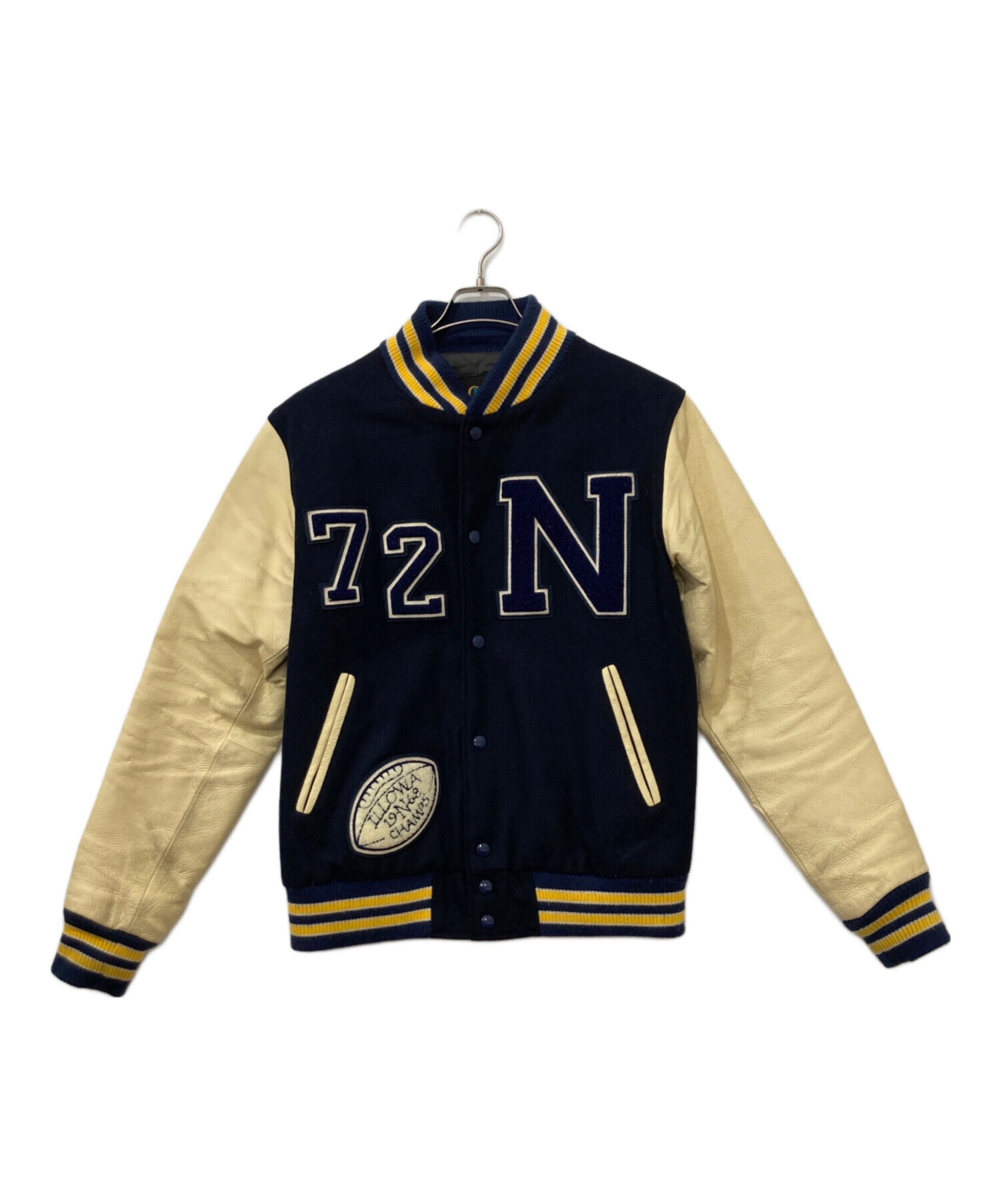 中古・古着通販】Champion (チャンピオン) 袖レザースタジャン