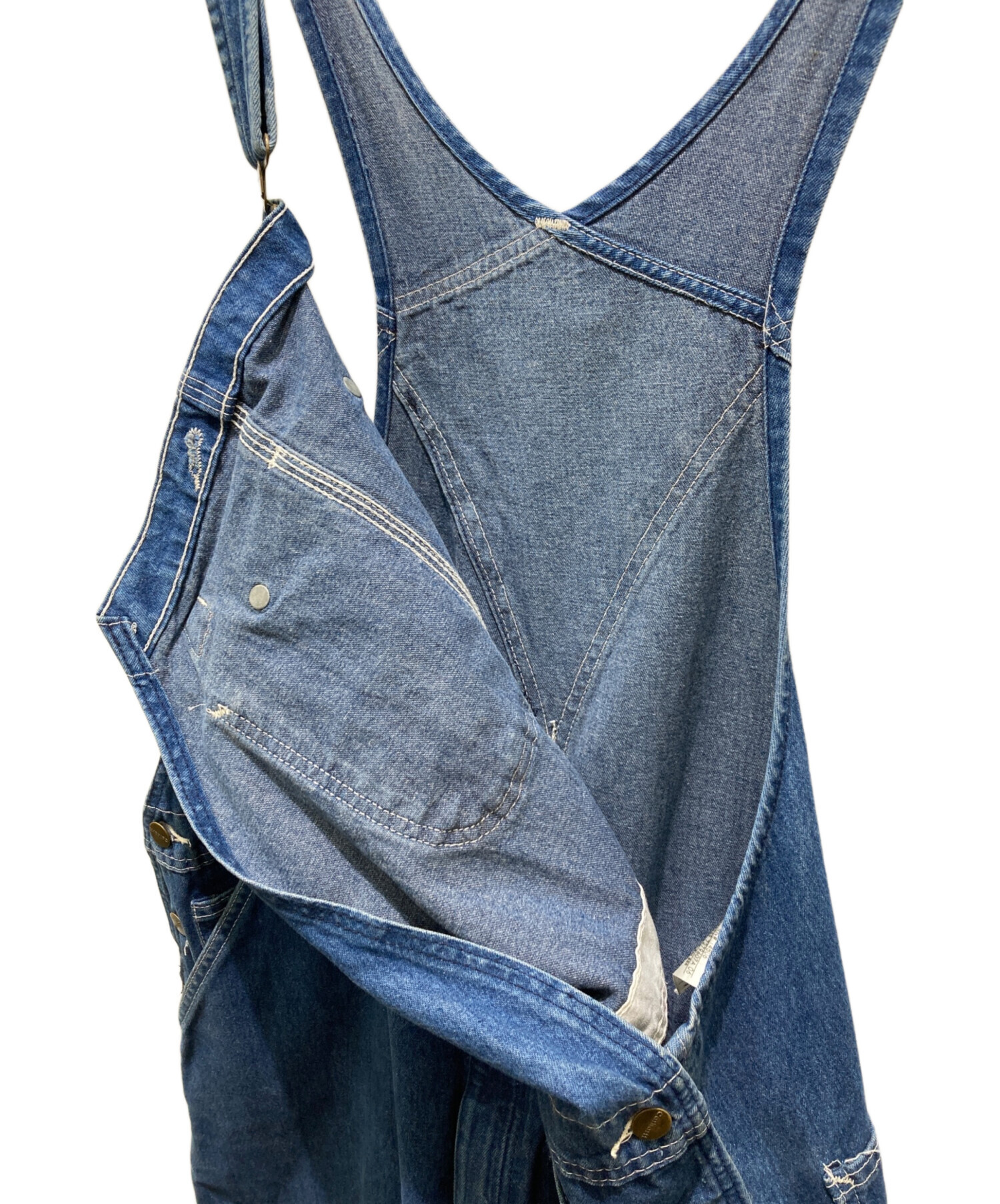 ヴィンテージカーハート44×30インディゴオーバーオール超レアcarhartt