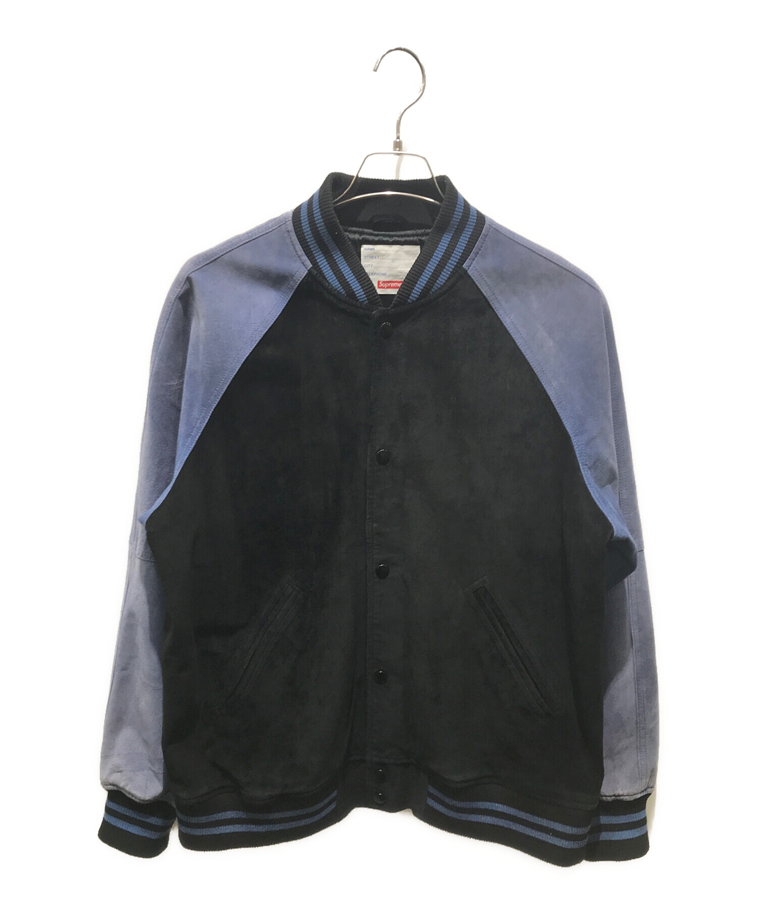 中古・古着通販】SUPREME (シュプリーム) Suede Varsity Jacket 17SS