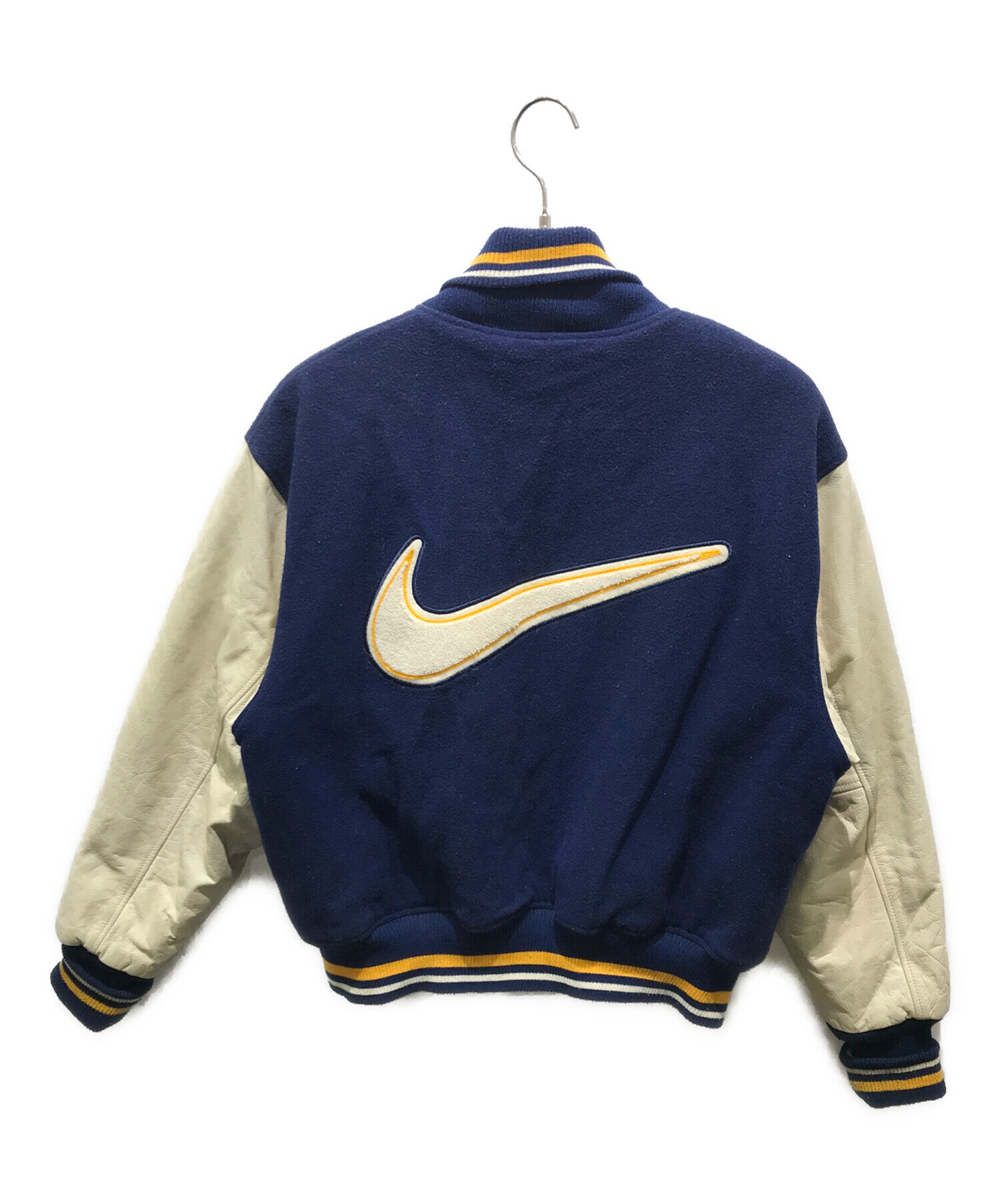 中古・古着通販】NIKE (ナイキ) スタジャン 90s 銀タグ ネイビー