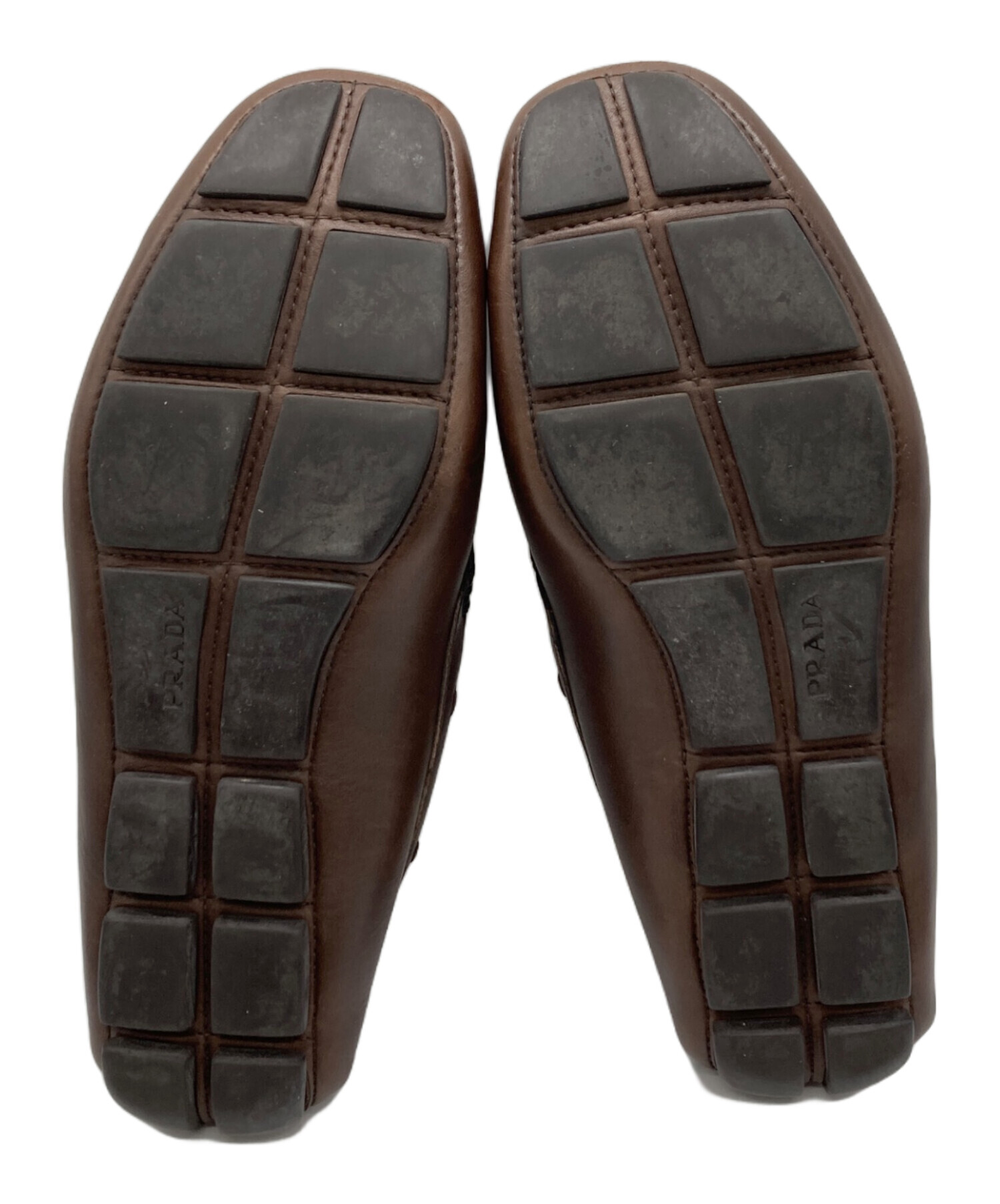 中古・古着通販】PRADA (プラダ) PRADAドライビングシューズ ブラウン