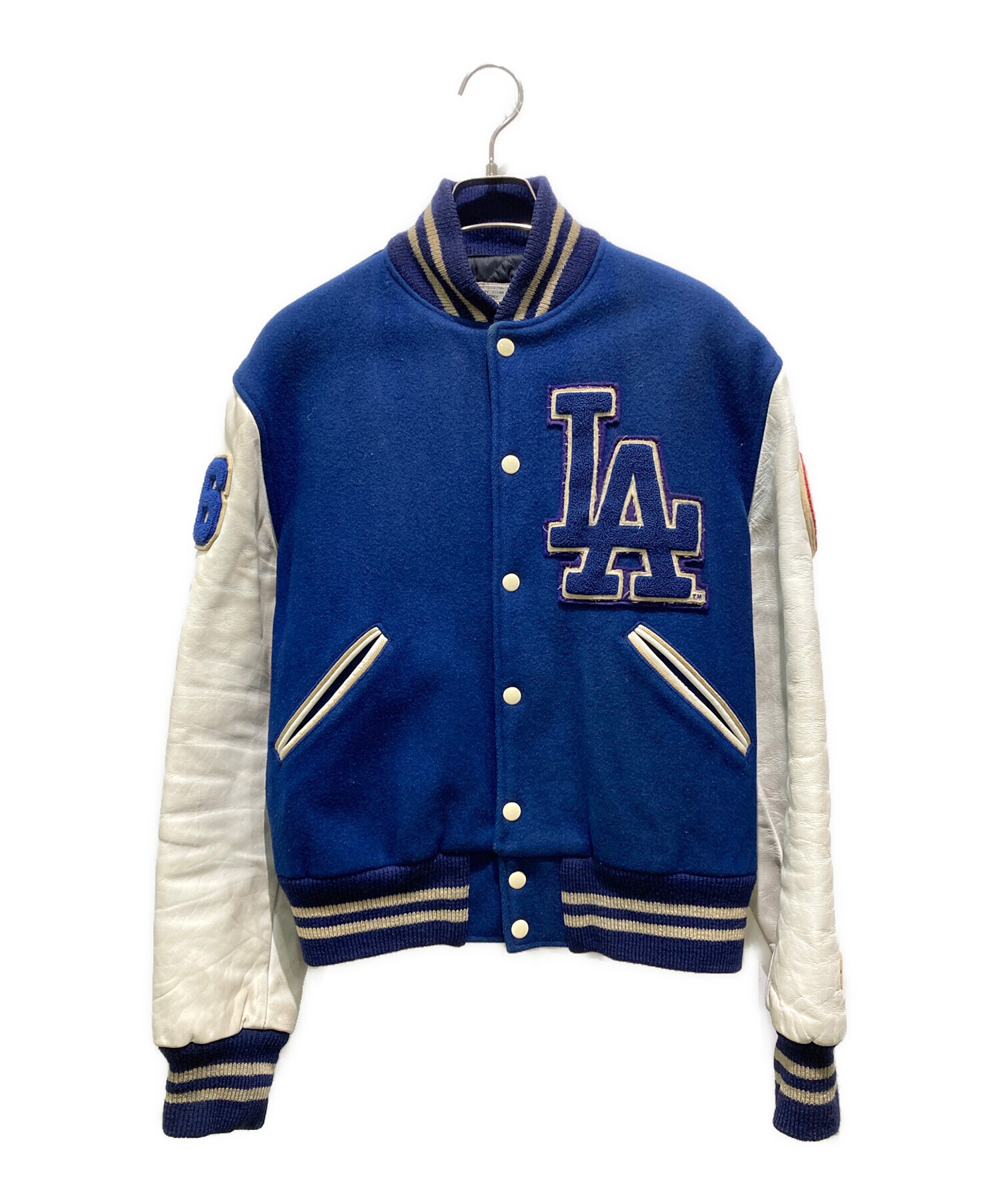 中古・古着通販】STARTER (スターター) スタジャン ブルー×ホワイト