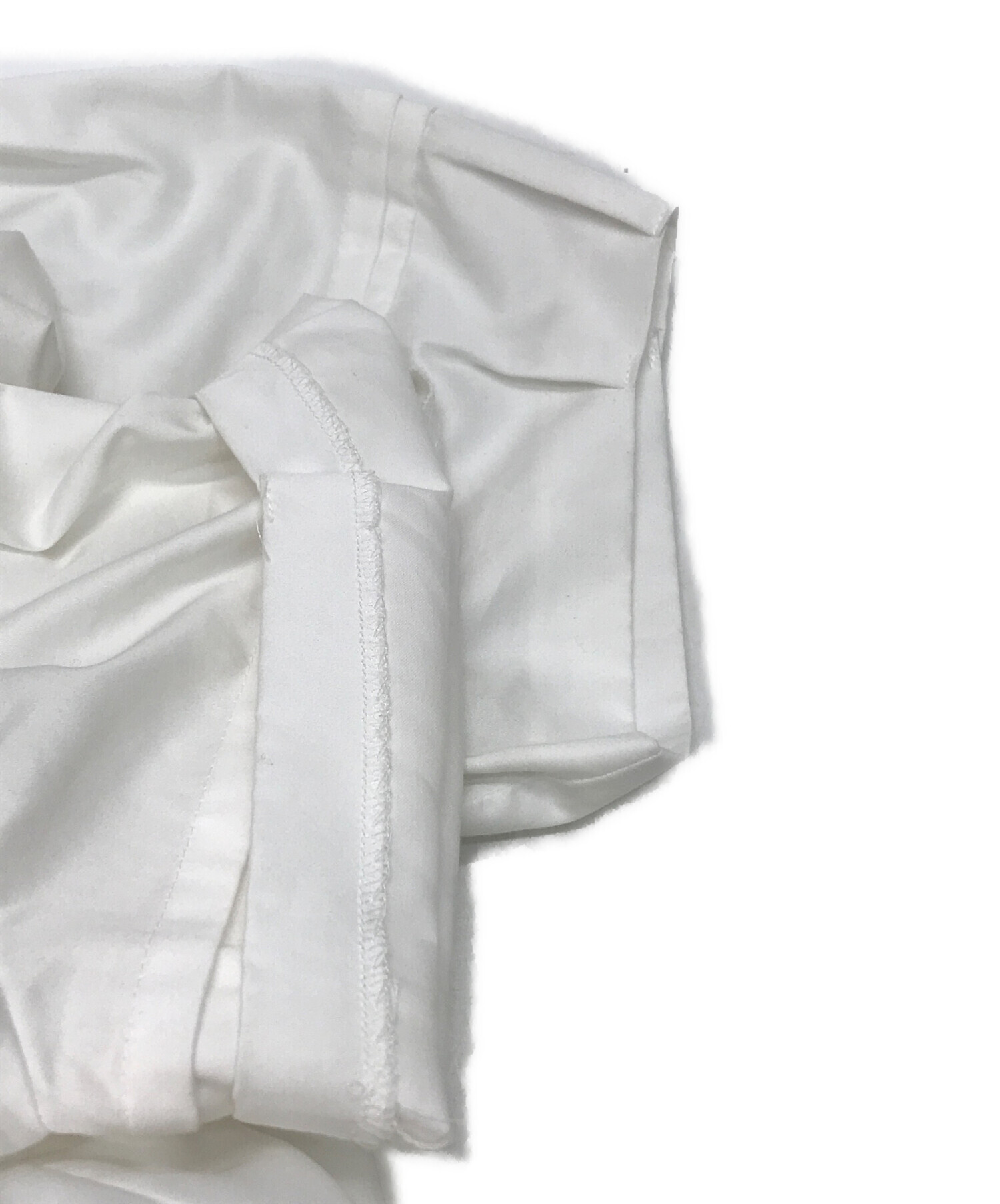 YOKO CHAN ホワイト パフスリーブ トップス 40 パフスリーブオーバー