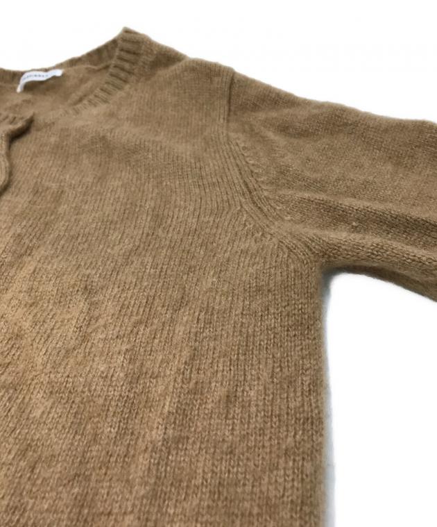 中古・古着通販】ANSPINNEN (スピネン) キャメルカーディガン ブラウン