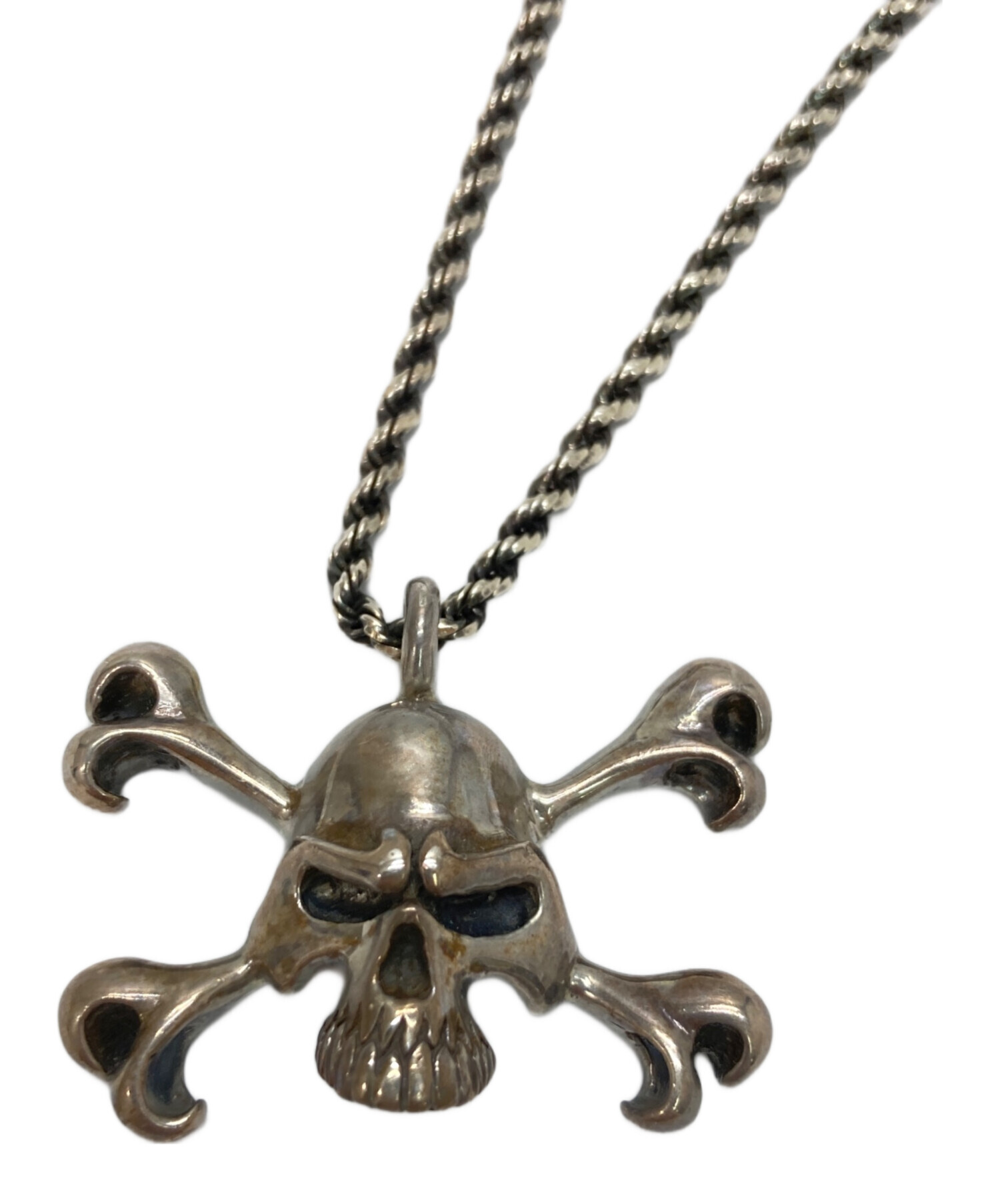サーティーン デザインズ key スカル SILVER ペンダント