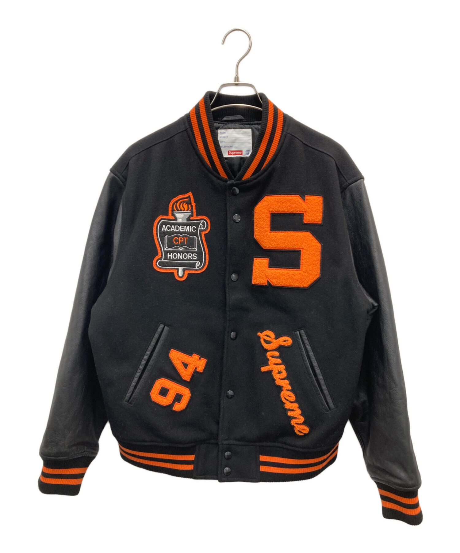 中古・古着通販】SUPREME (シュプリーム) スタジャン ブラック