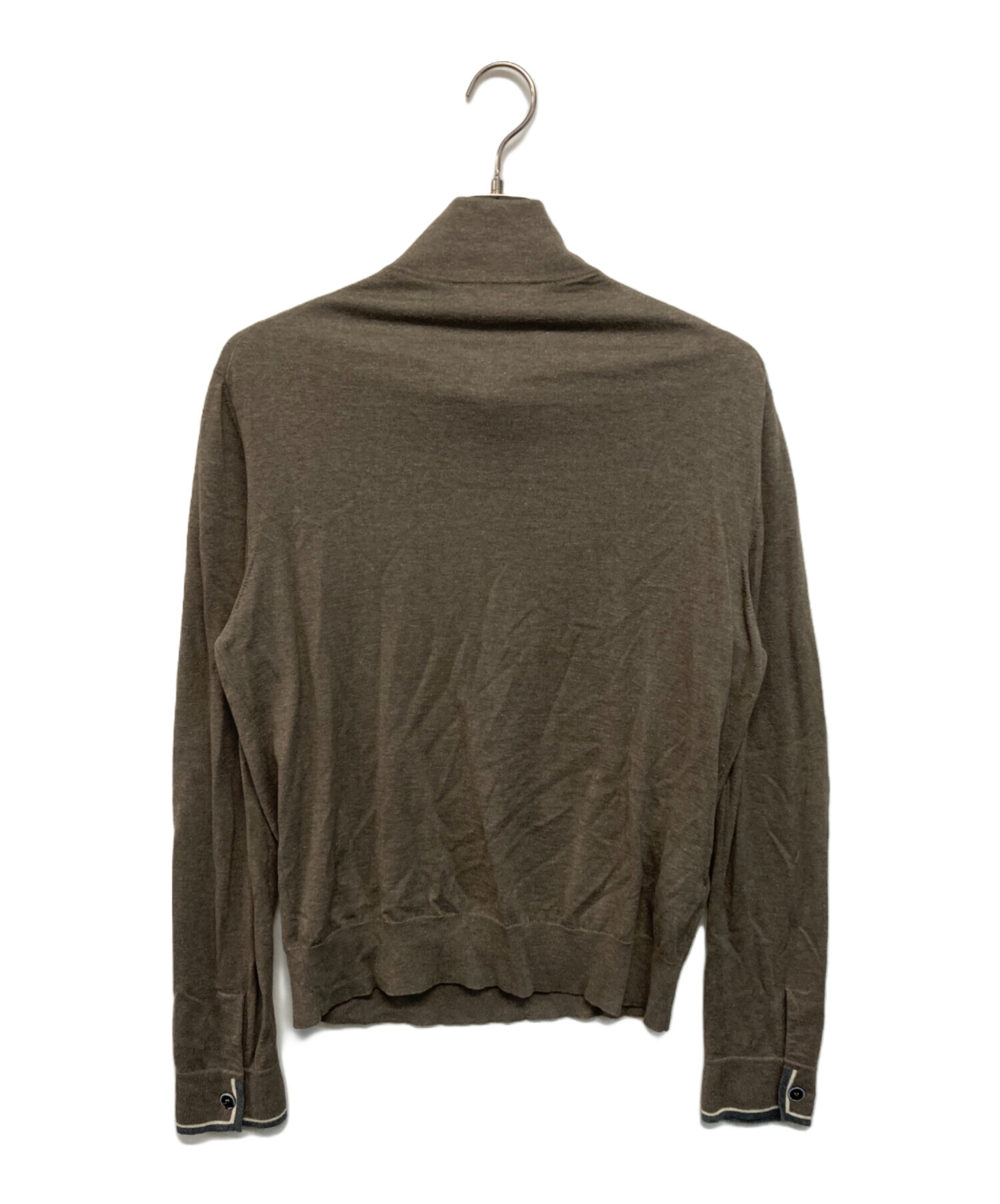 中古・古着通販】HERMES (エルメス) カシミヤ混ハーフジップニット