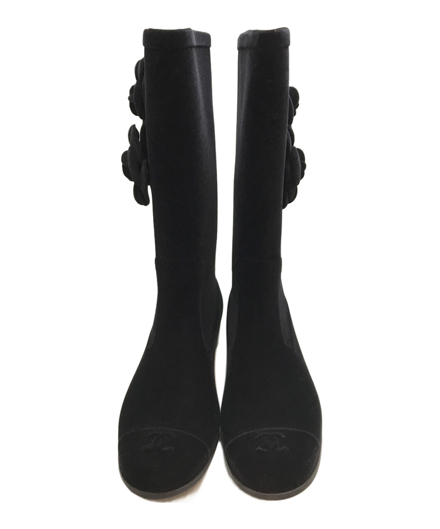 中古・古着通販】CHANEL (シャネル) ココマーク カメリア ベル ベット