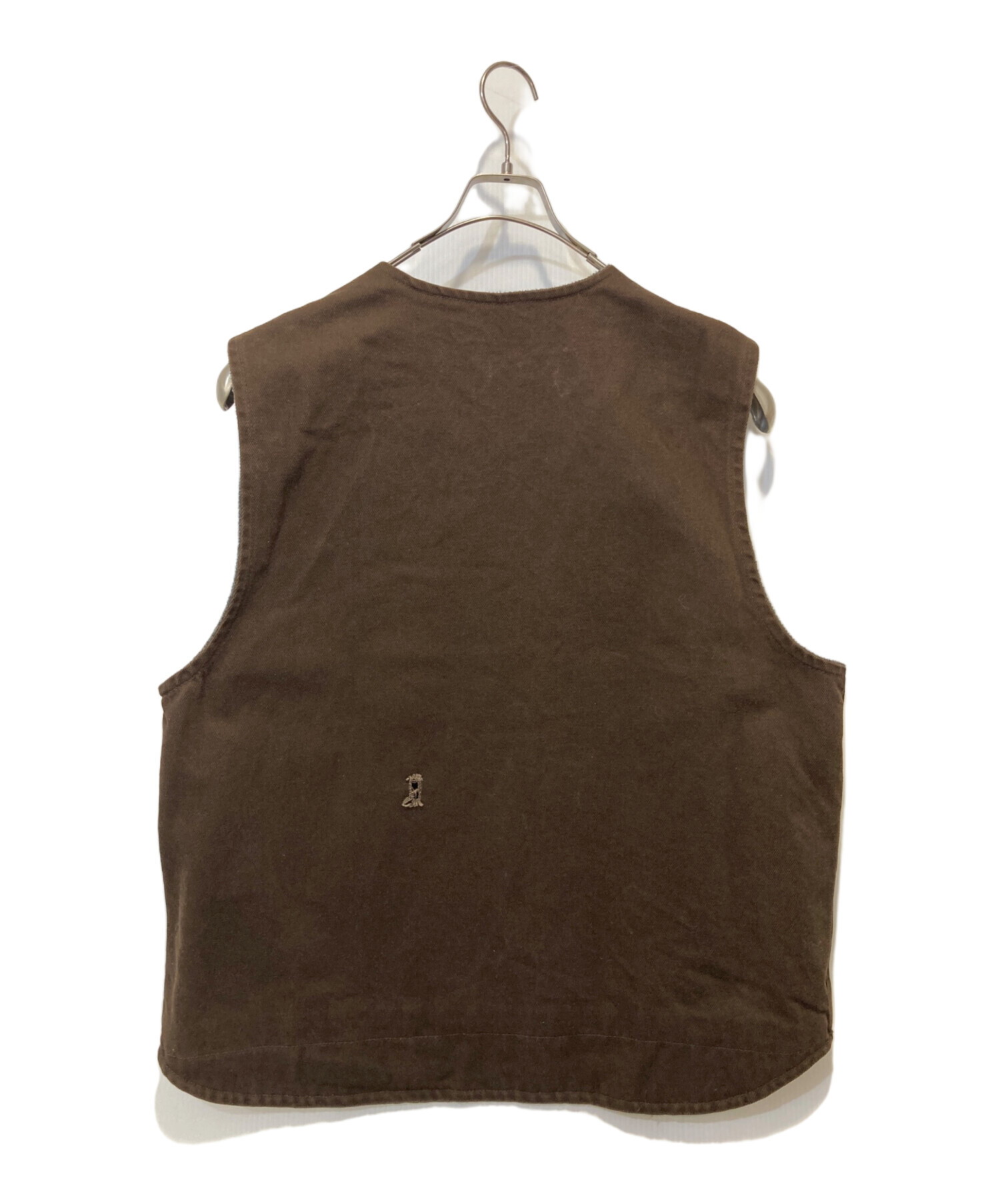 中古・古着通販】CarHartt (カーハート) ダックベスト ブラウン サイズ