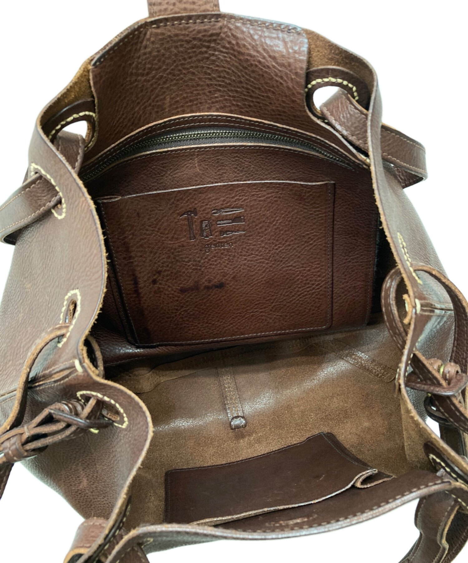 中古・古着通販】genten (ゲンテン) 2wayレザーショルダーバッグ