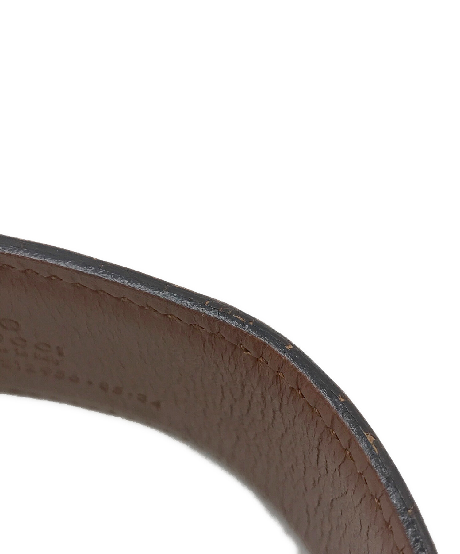 中古・古着通販】GUCCI (グッチ) バンブーバックルレザーベルト