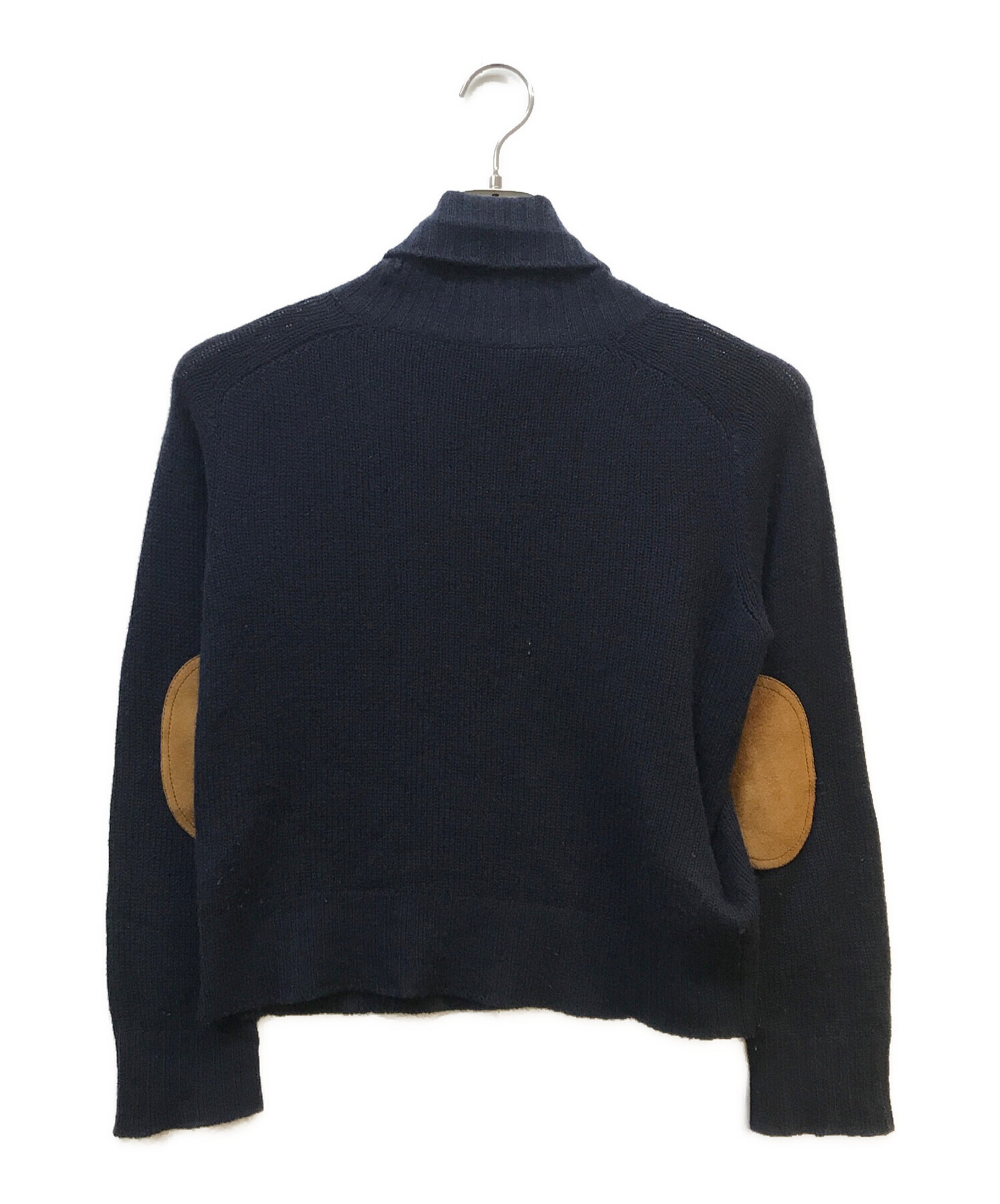 中古・古着通販】PRADA (プラダ) エルボーパッチタートルネックニット