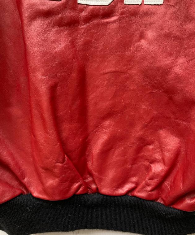 中古・古着通販】Schott (ショット) AT108 レザースタジャン レッド