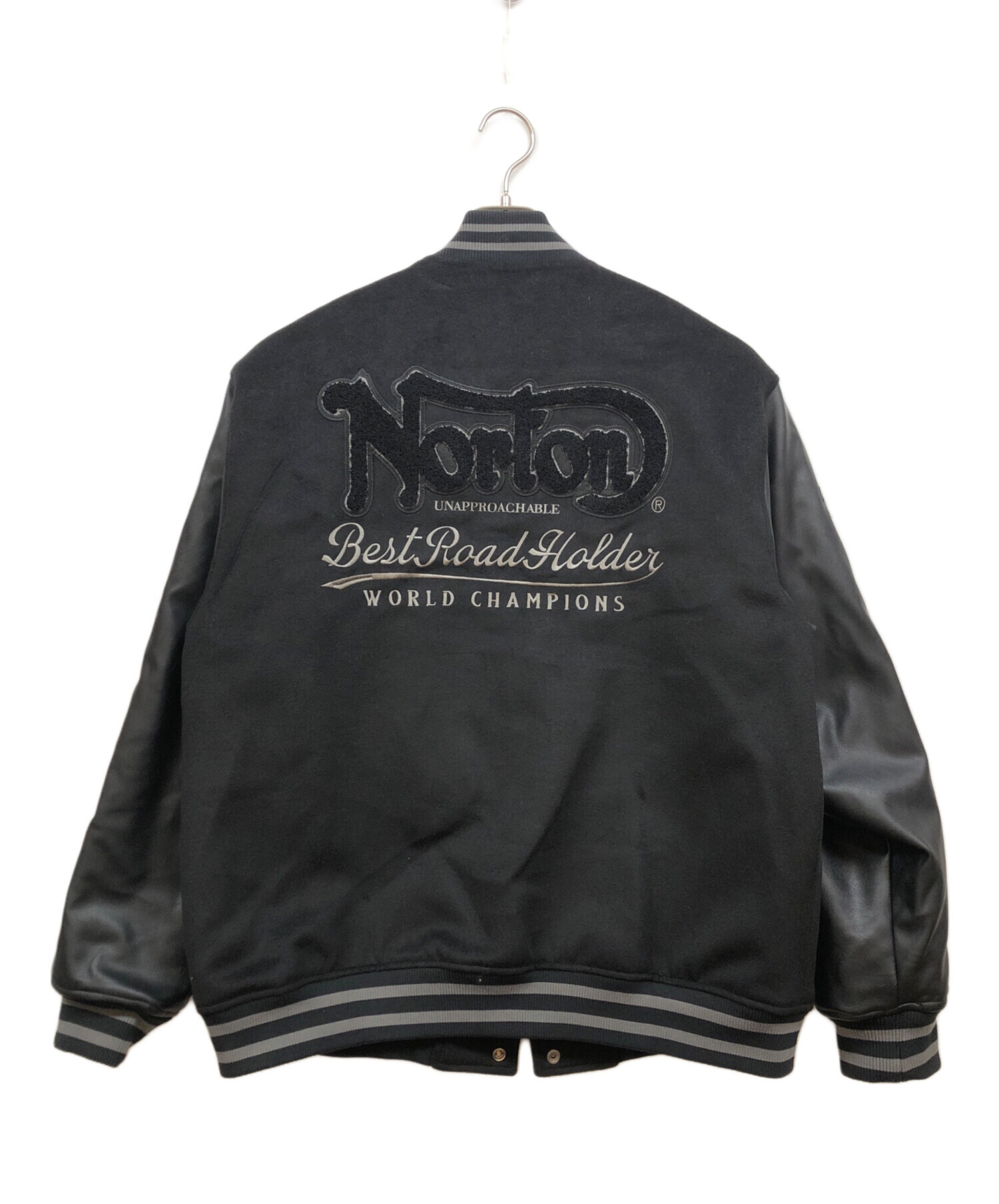 中古・古着通販】Norton (ノートン) ロゴサガラ刺繍 モノトーン