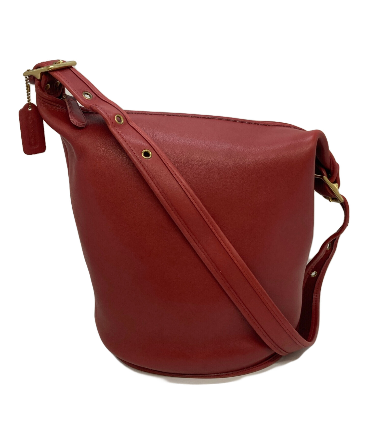 中古・古着通販】COACH (コーチ) ワンショルダーバッグ ボルドー