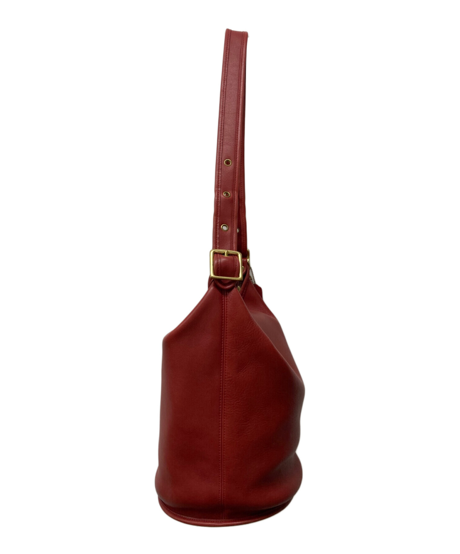 中古・古着通販】COACH (コーチ) ワンショルダーバッグ ボルドー