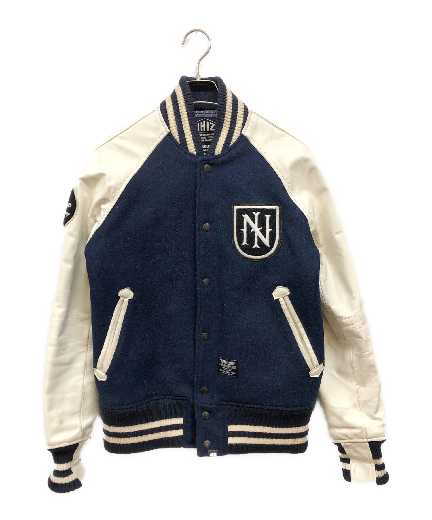 中古・古着通販】NEIGHBORHOOD (ネイバーフッド) スタジャン ネイビー