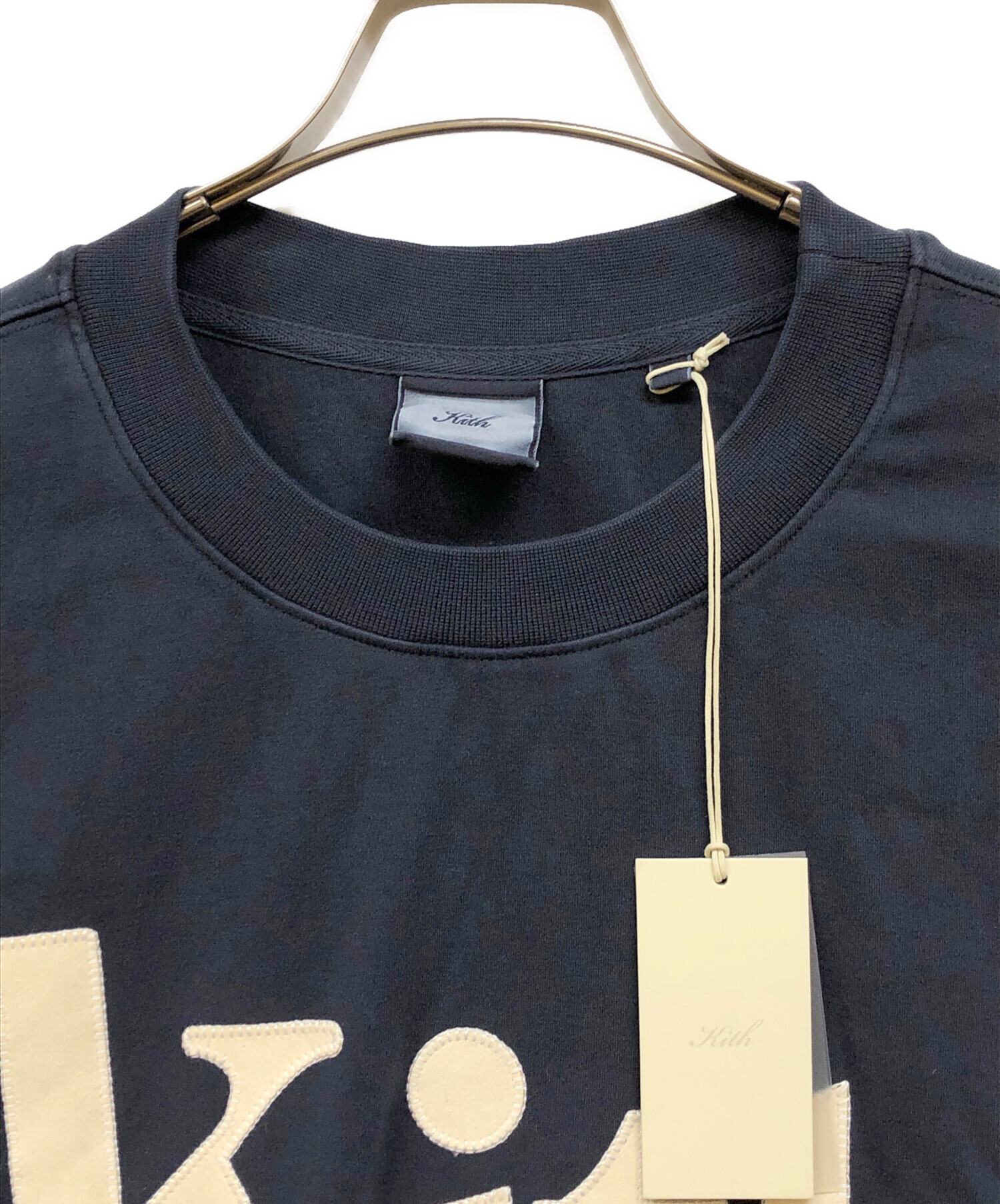 中古・古着通販】KITH (キス) ロゴスウェット ネイビー サイズ:XXL 未