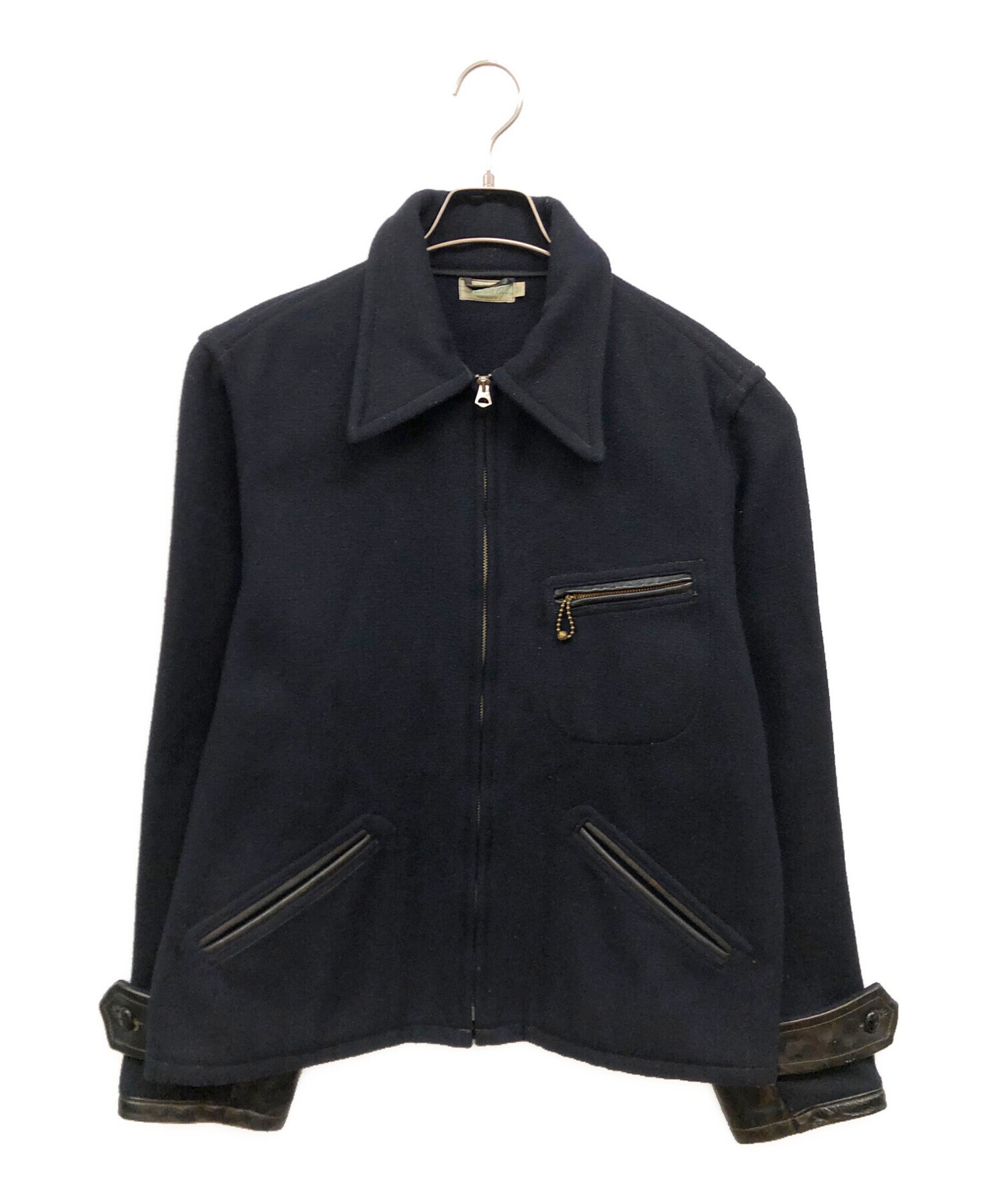 中古・古着通販】WAREHOUSE (ウエアハウス) ホースハイドレザー切替