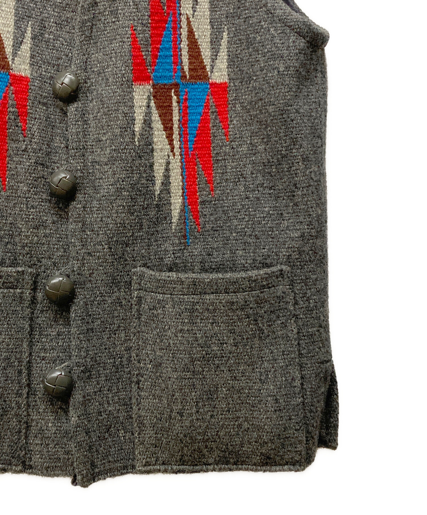 中古・古着通販】ORTEGA'S (オルテガ) チマヨベスト グレー サイズ:34