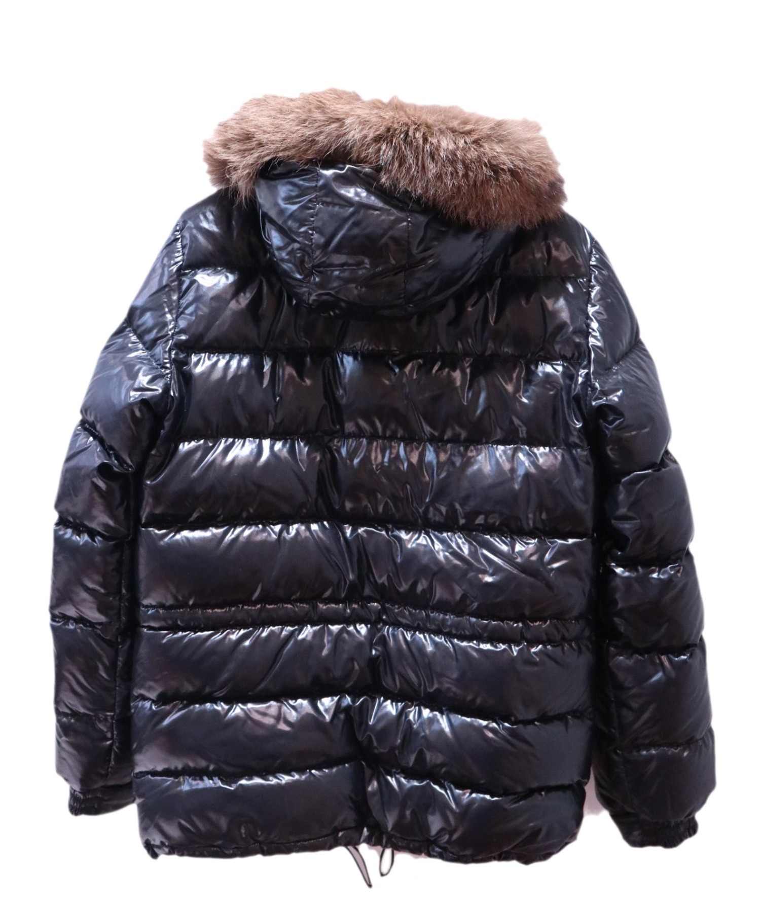 中古・古着通販】MONCLER (モンクレール) ファー付ダウンジャケット