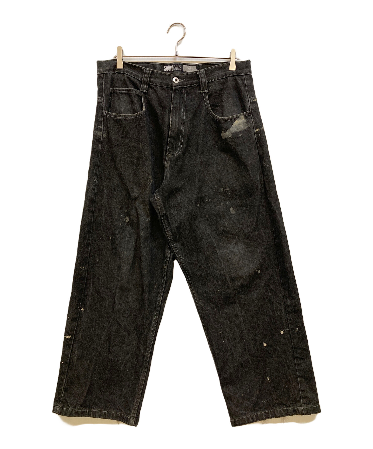 中古・古着通販】SOUTHPOLE (サウスポール) ペイント加工バギーデニム
