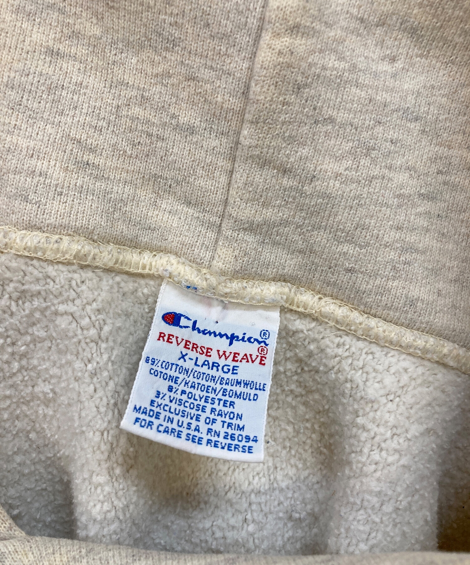 中古・古着通販】Champion (チャンピオン) 90s Reverse Weave hoodie