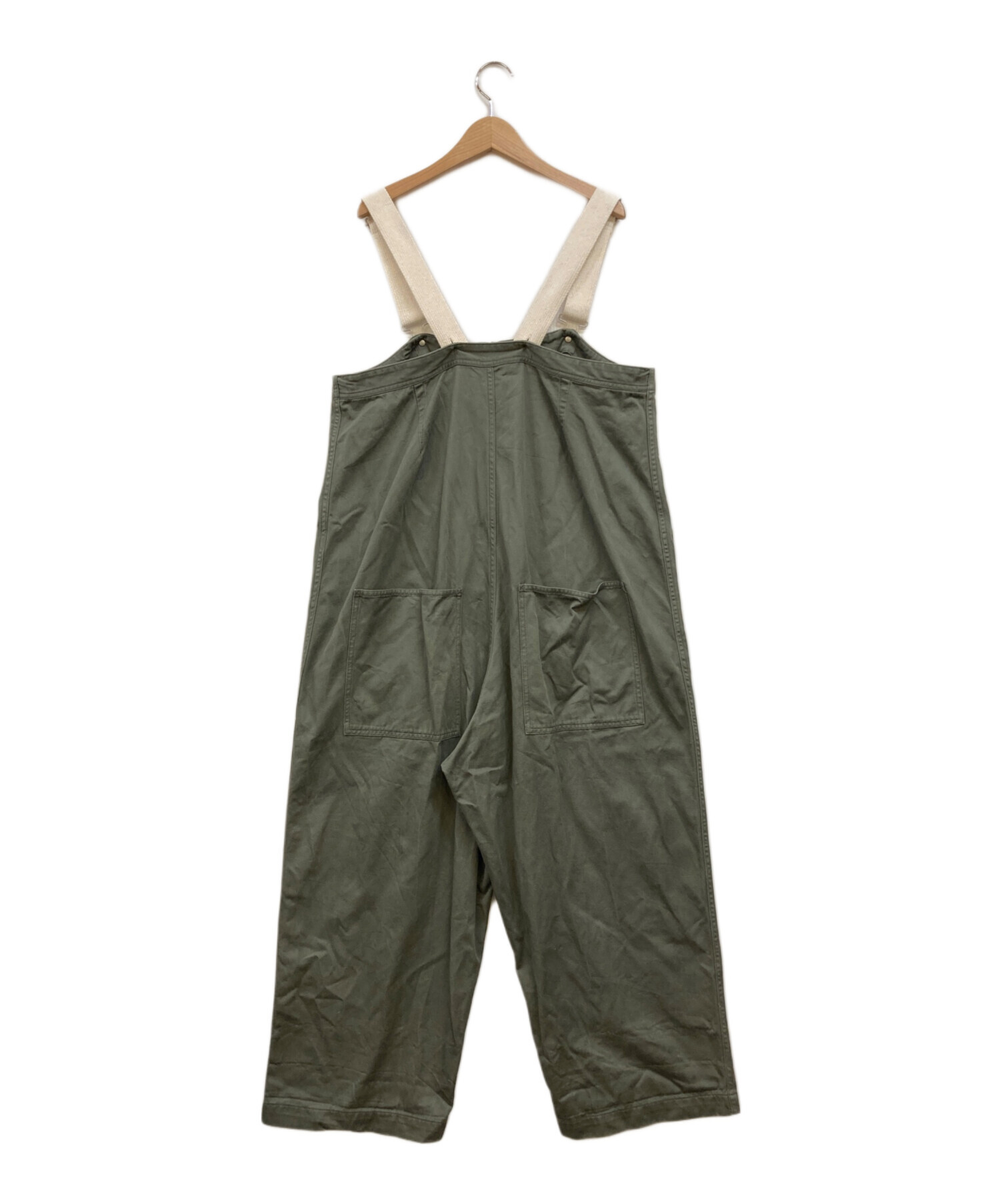 ネストローブconfect コットンリネンサルベージオーバーオール CONFECT