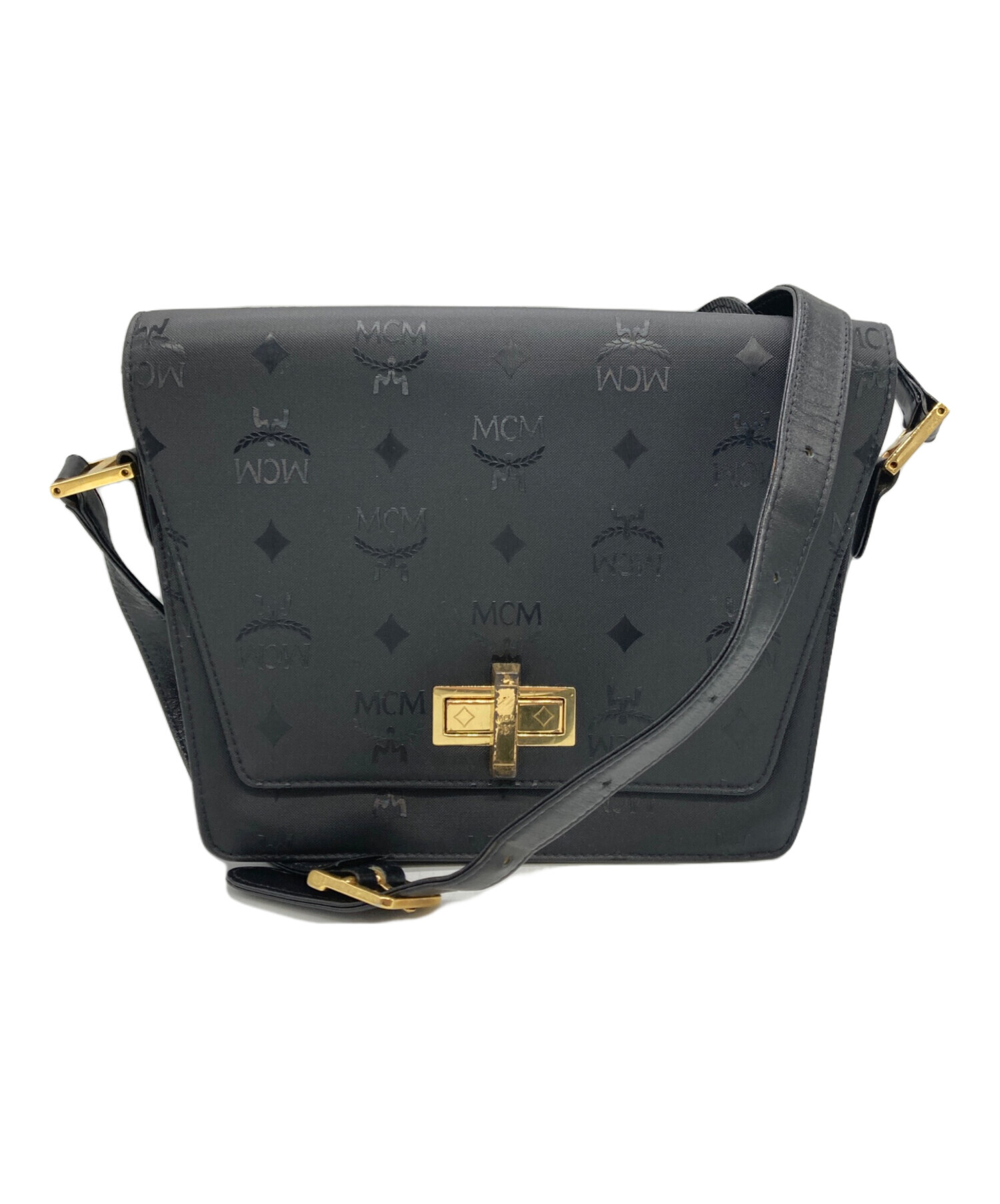 中古・古着通販】MCM (エムシーエム) ショルダーバッグ ブラック