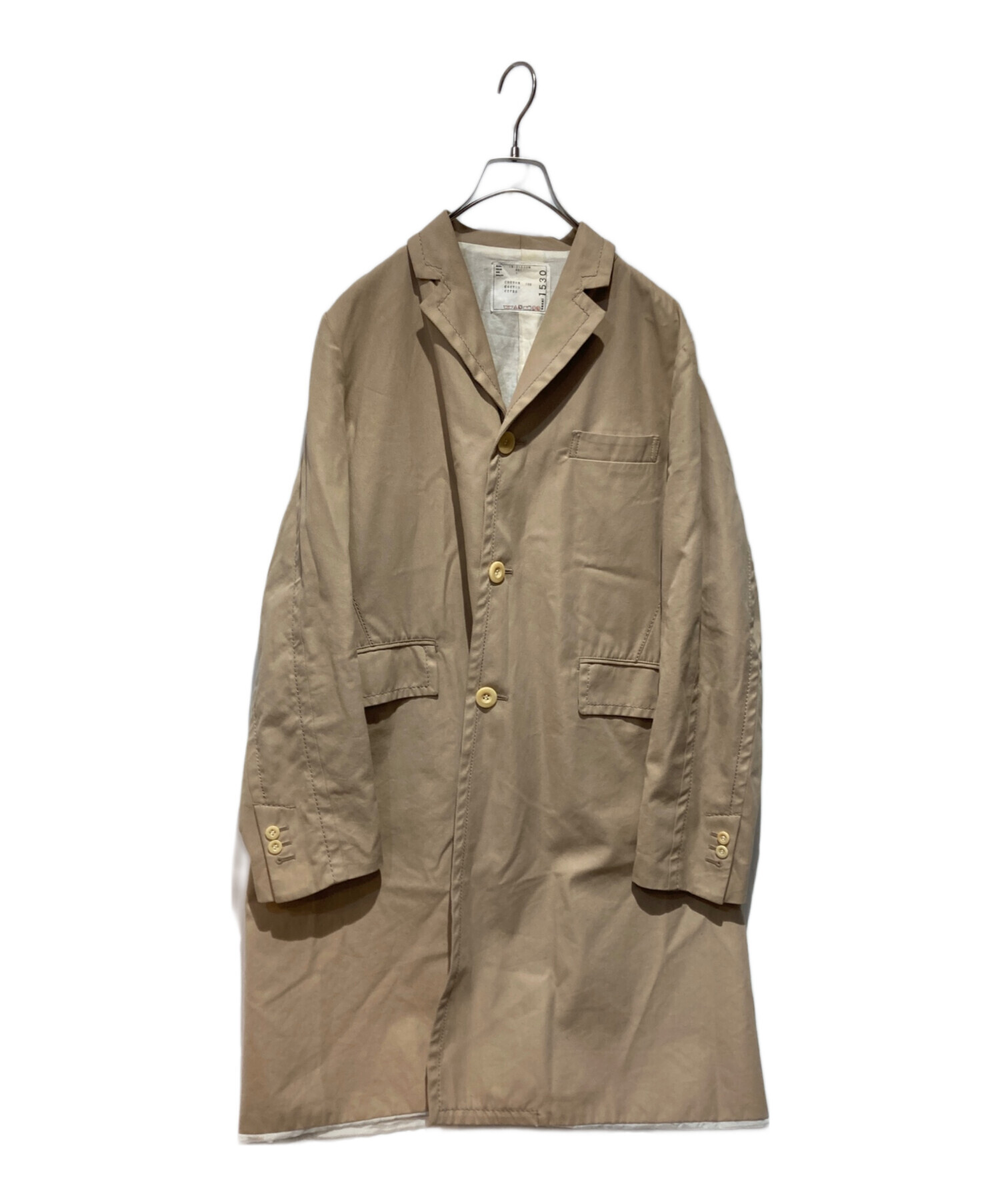 中古・古着通販】sacai (サカイ) トレンチコート ベージュ サイズ:1