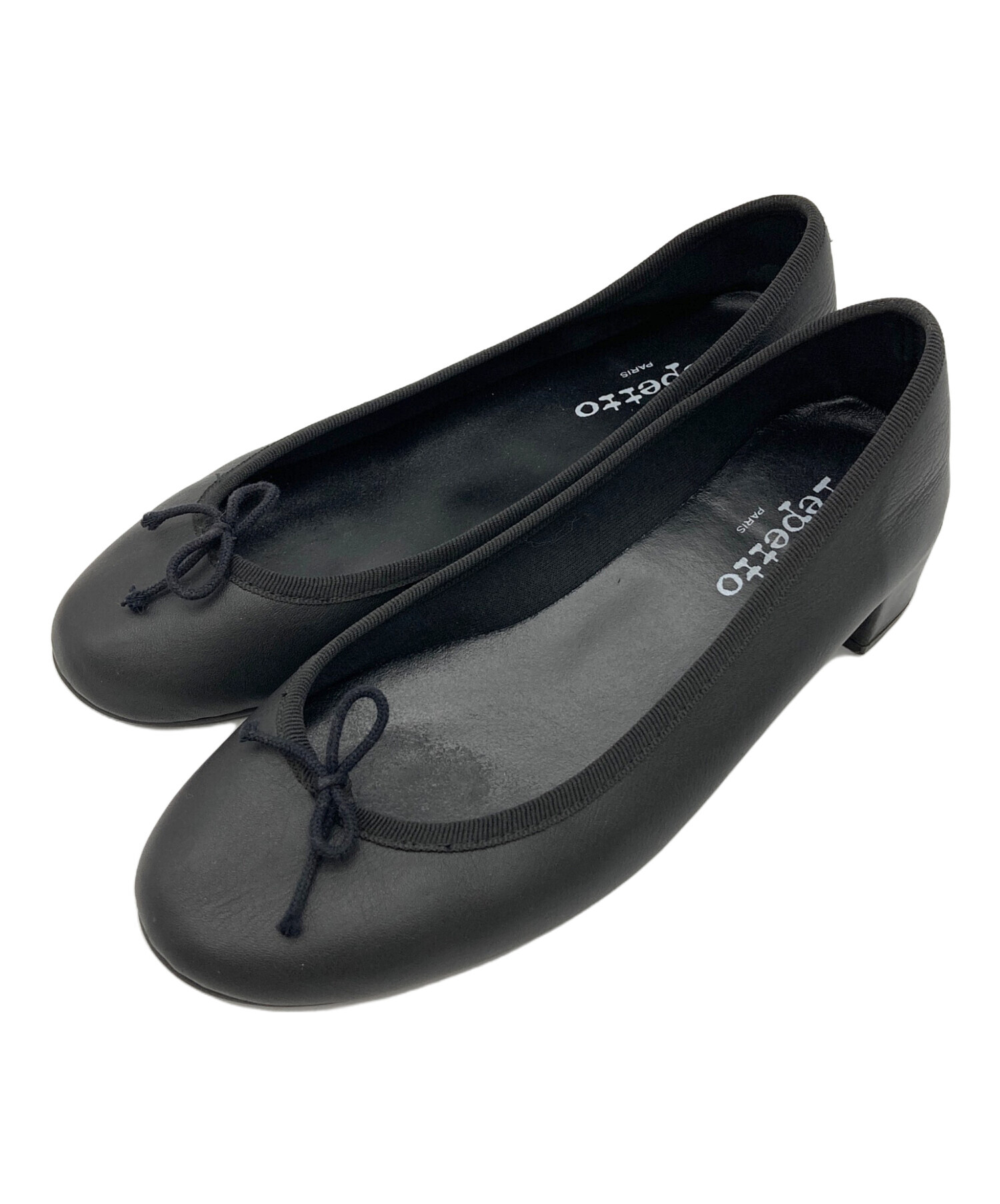 Repetto ブラックレザー ミュール 新品未使用バレエシューズ35