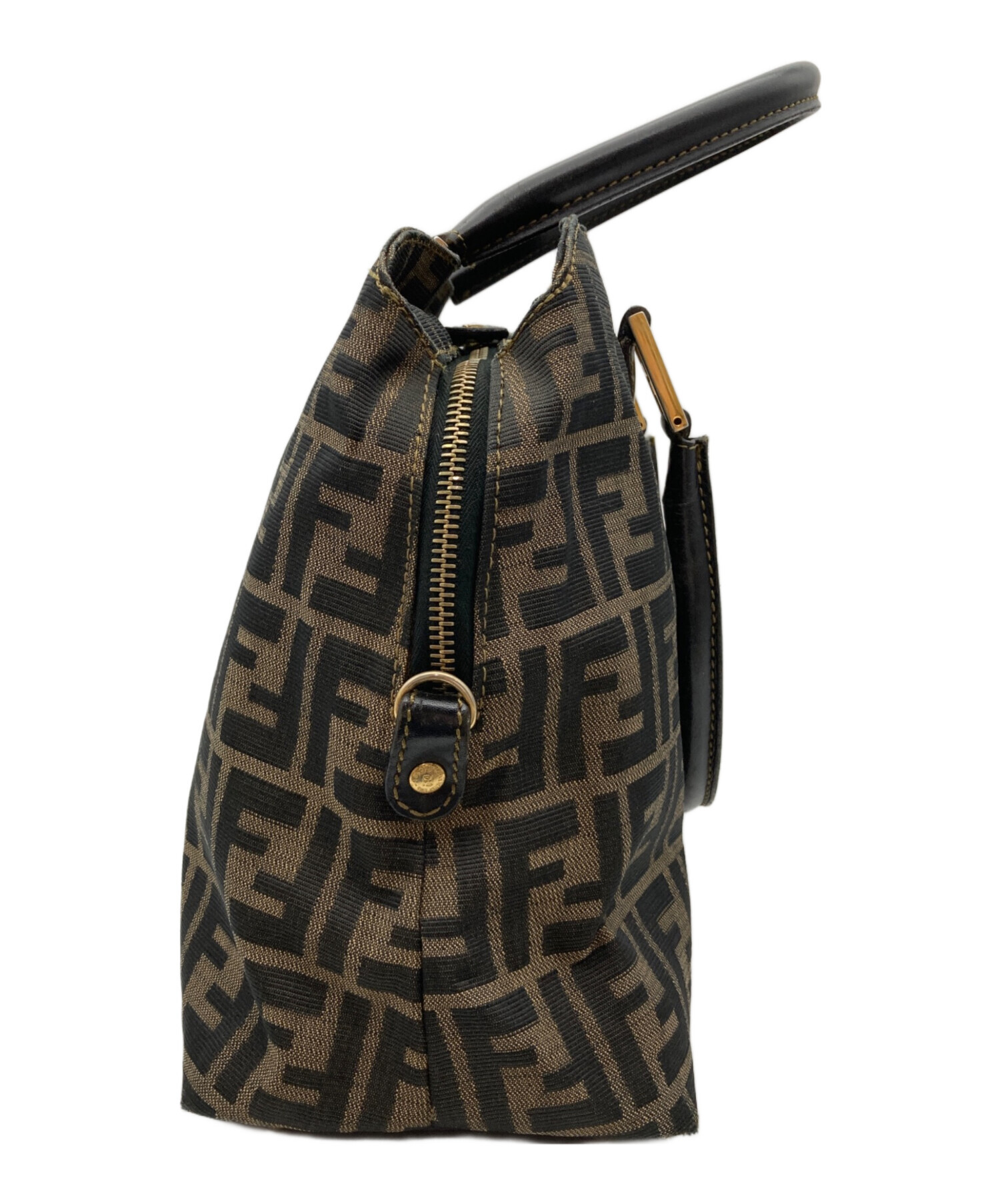 中古・古着通販】FENDI (フェンディ) ズッカ柄ハンドバッグ ブラウン
