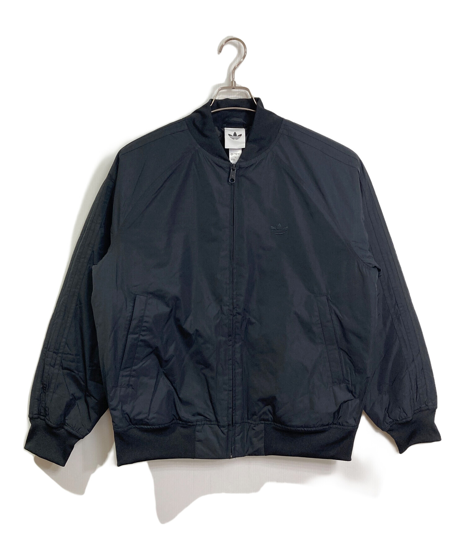 old adidas 古着 80s 刺繍ロゴ 中綿アウター 黒ジャケット 常田 old