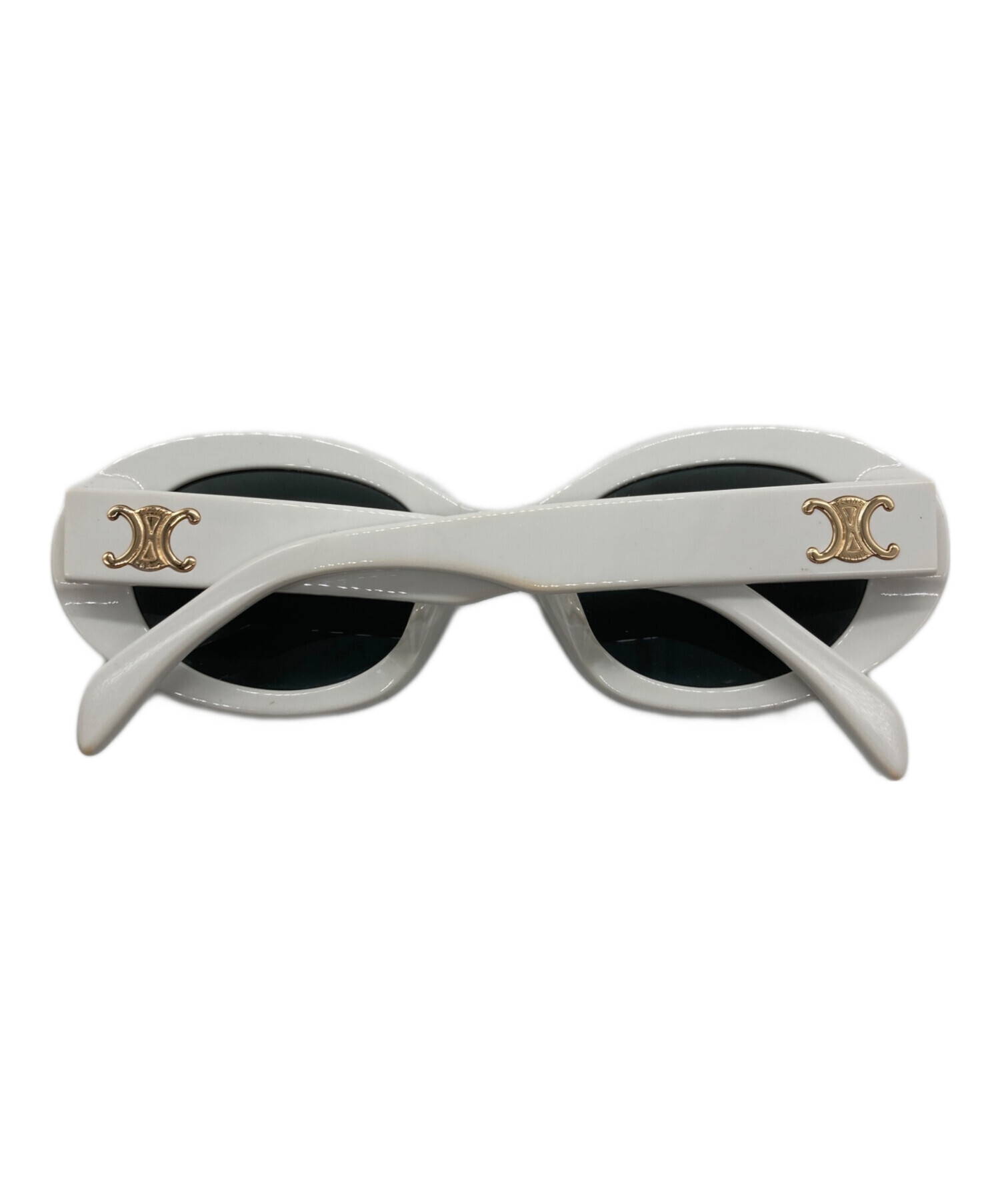 中古・古着通販】CELINE (セリーヌ) サングラス ホワイト サイズ:52