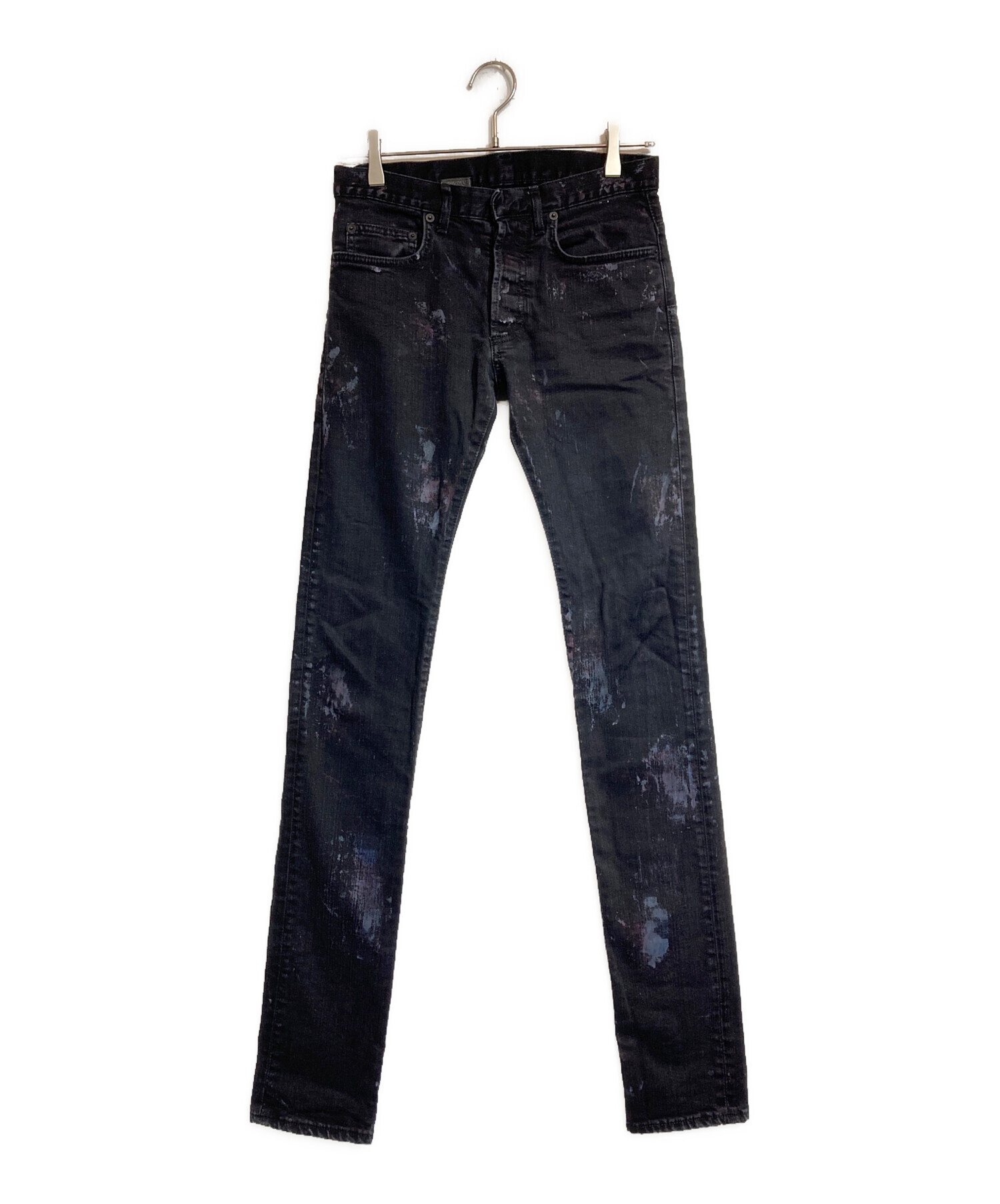 中古・古着通販】DIOR HOMME (ディオール オム) ペイント加工スキニー