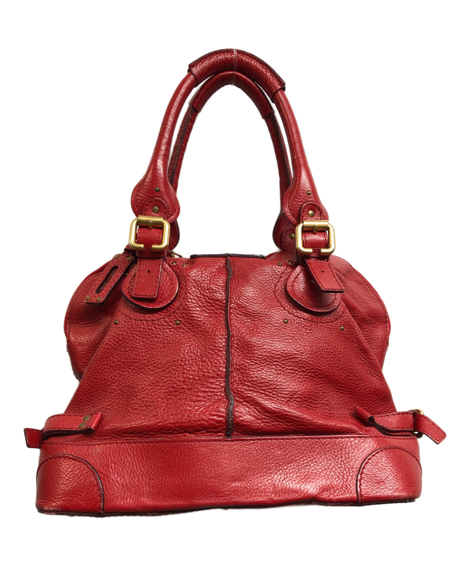 中古・古着通販】Chloe (クロエ) パディントン ハンドバッグ レッド