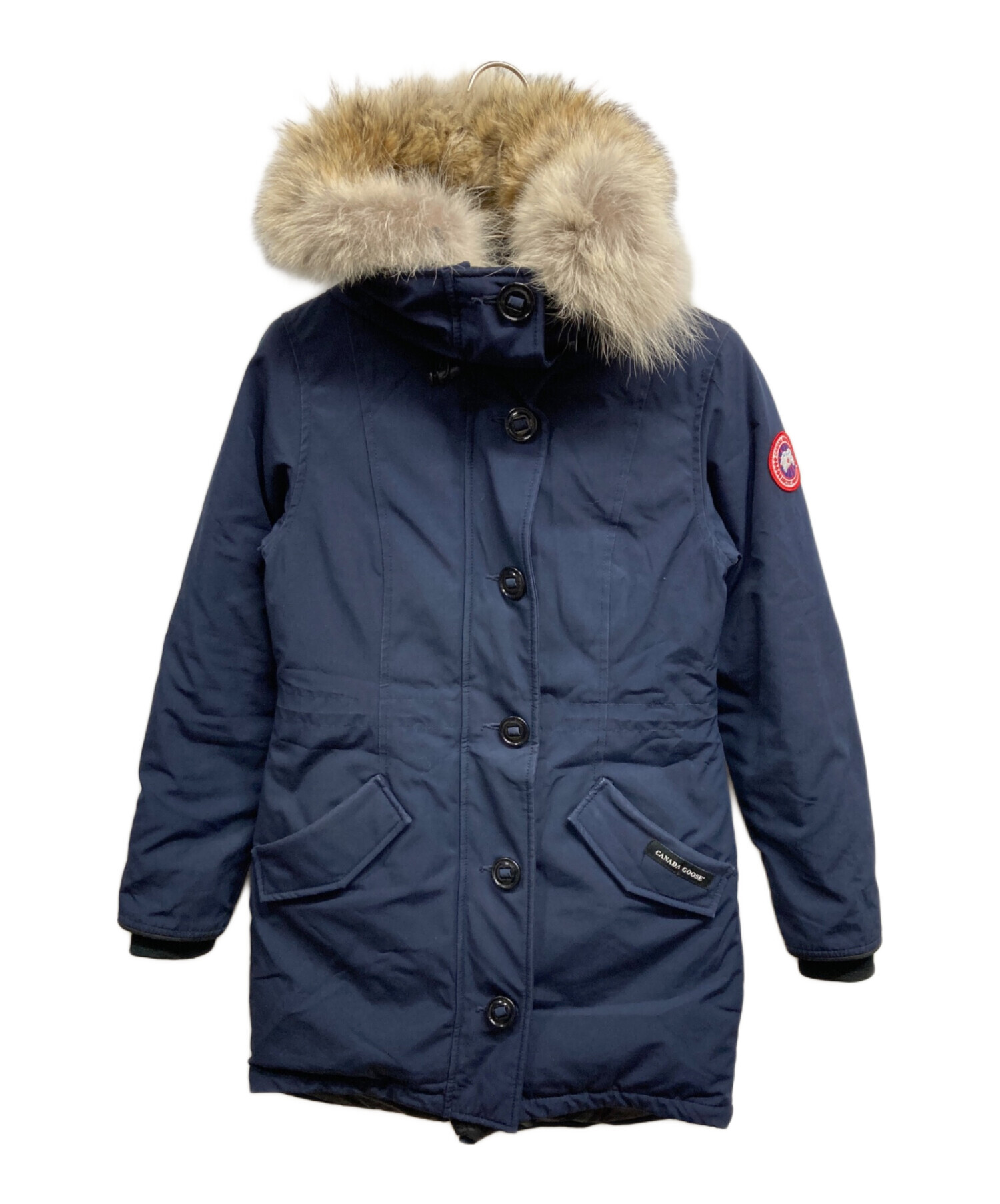 中古・古着通販】CANADA GOOSE (カナダグース) ダウンコート ネイビー
