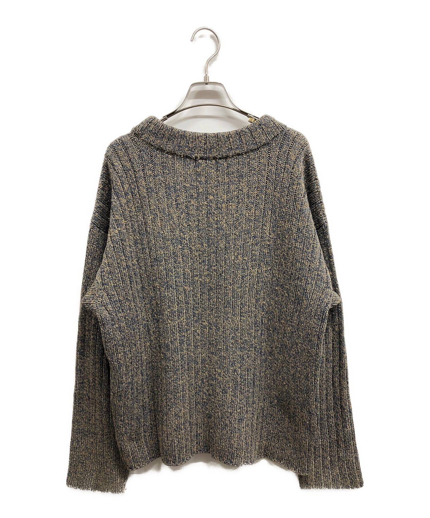 中古・古着通販】ISSEY MIYAKE (イッセイミヤケ) シルクウールクルー