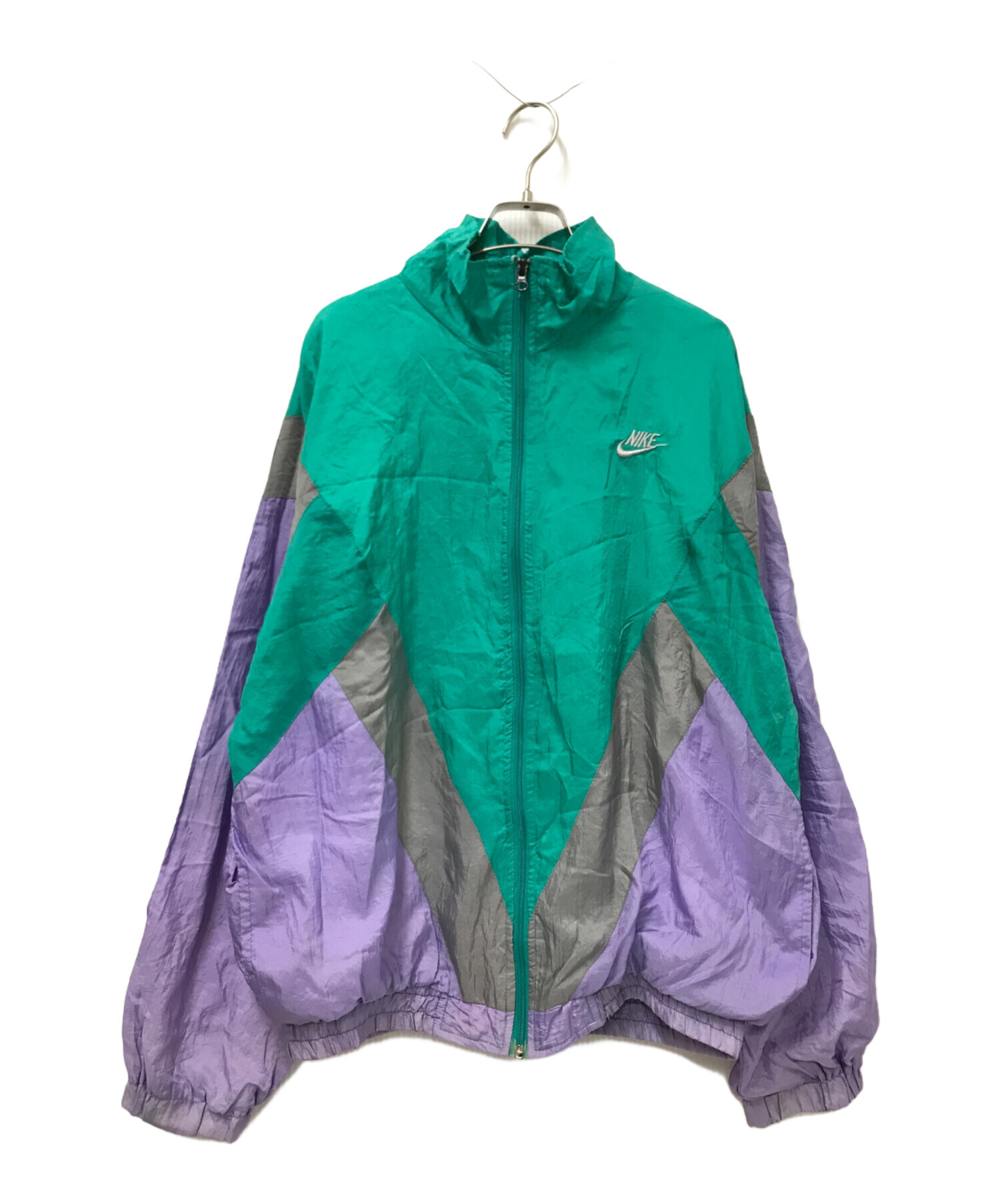 中古・古着通販】NIKE (ナイキ) 90'sナイロンジャケット グリーン