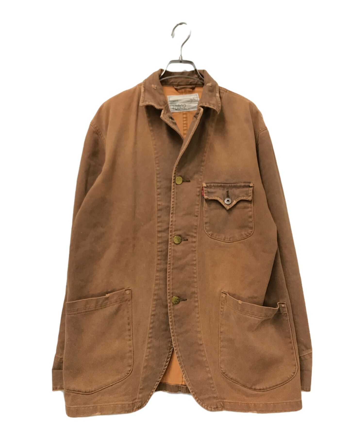 中古・古着通販】LEVI'S (リーバイス) デニムサックコート ブラウン