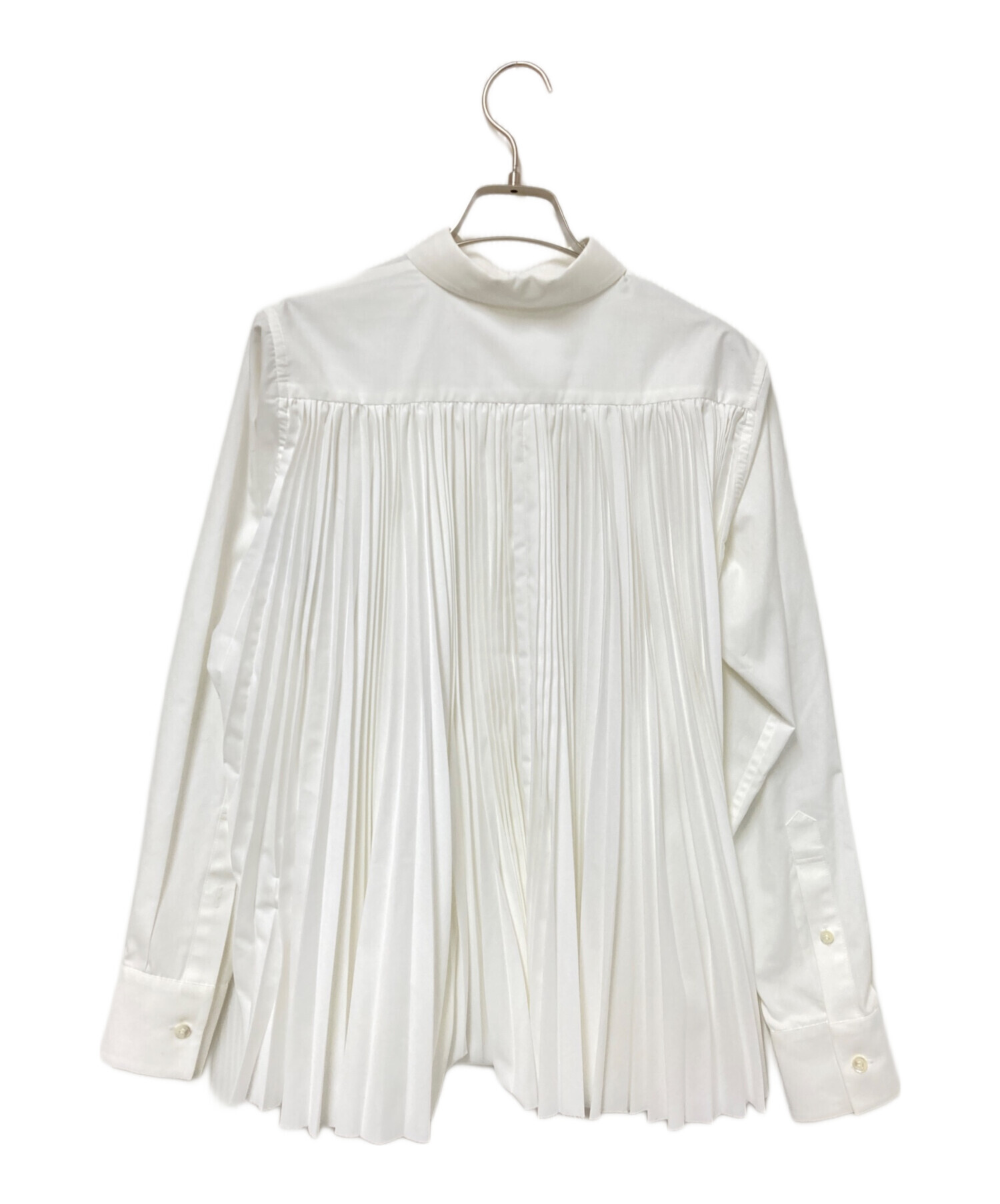 中古・古着通販】sacai (サカイ) バックプリーツシャツ ホワイト