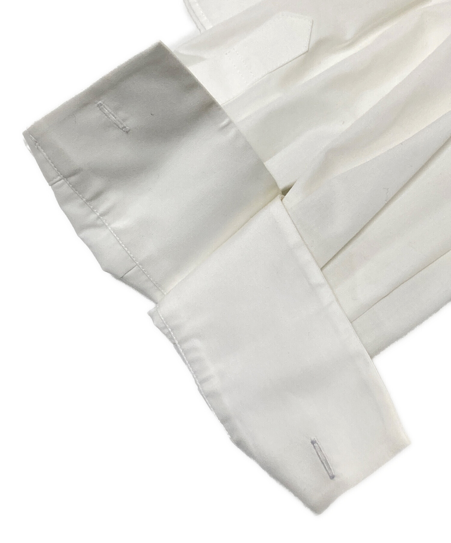 中古・古着通販】sacai (サカイ) バックプリーツシャツ ホワイト