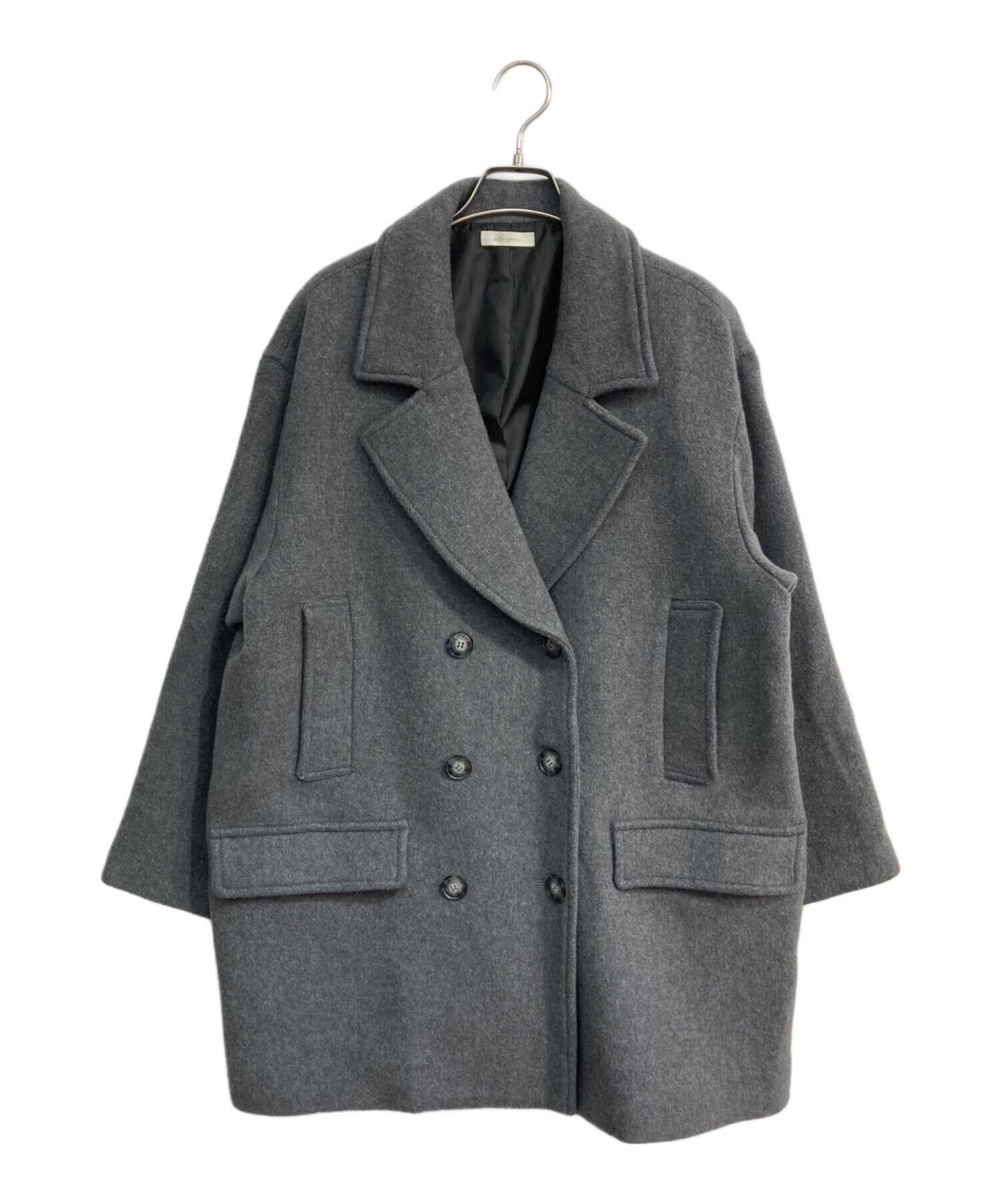 中古・古着通販】Loungedress (ラウンジドレス) Pコート グレー サイズ