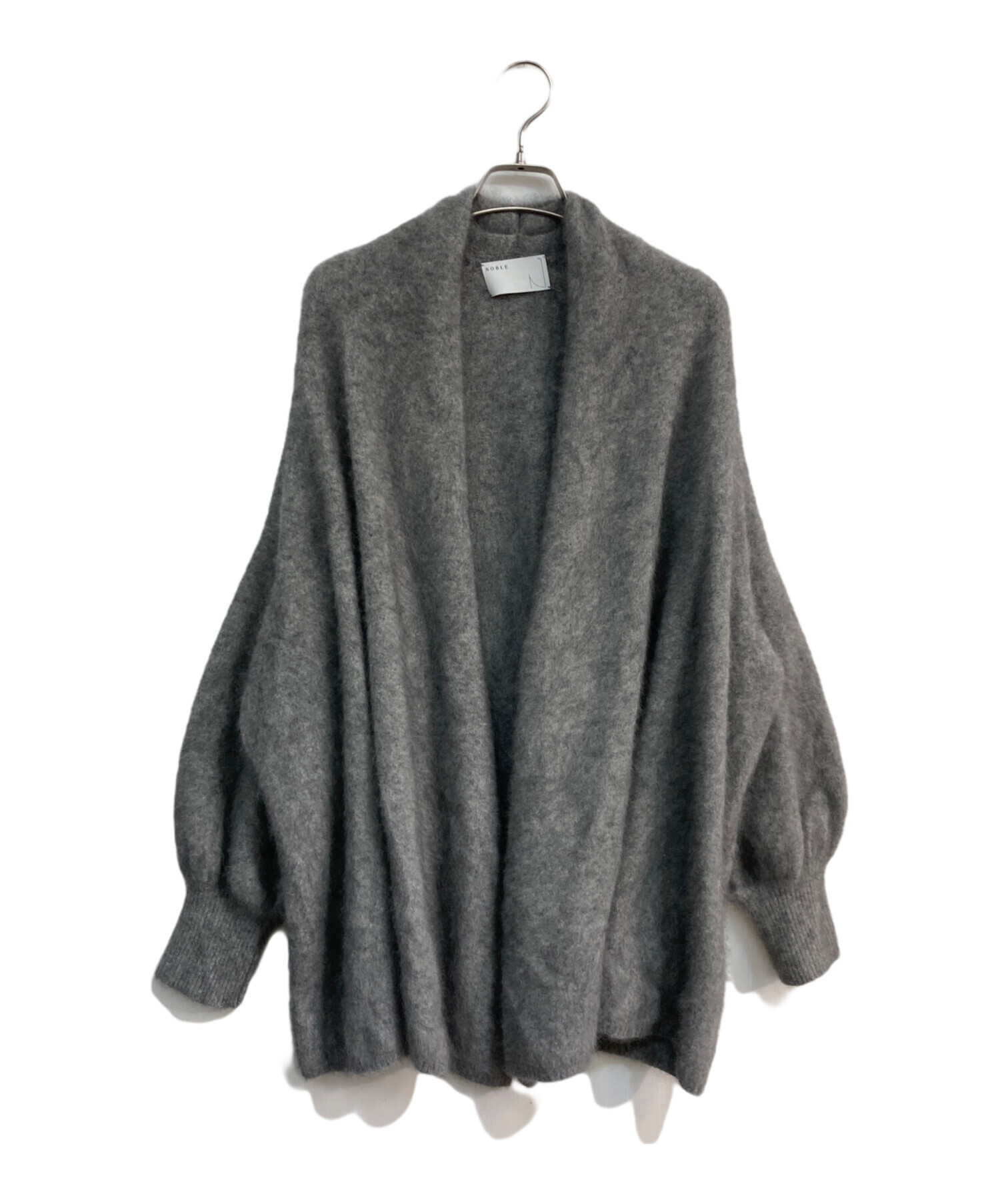 中古・古着通販】Noble (ノーブル) ファーニットパフカーディガン