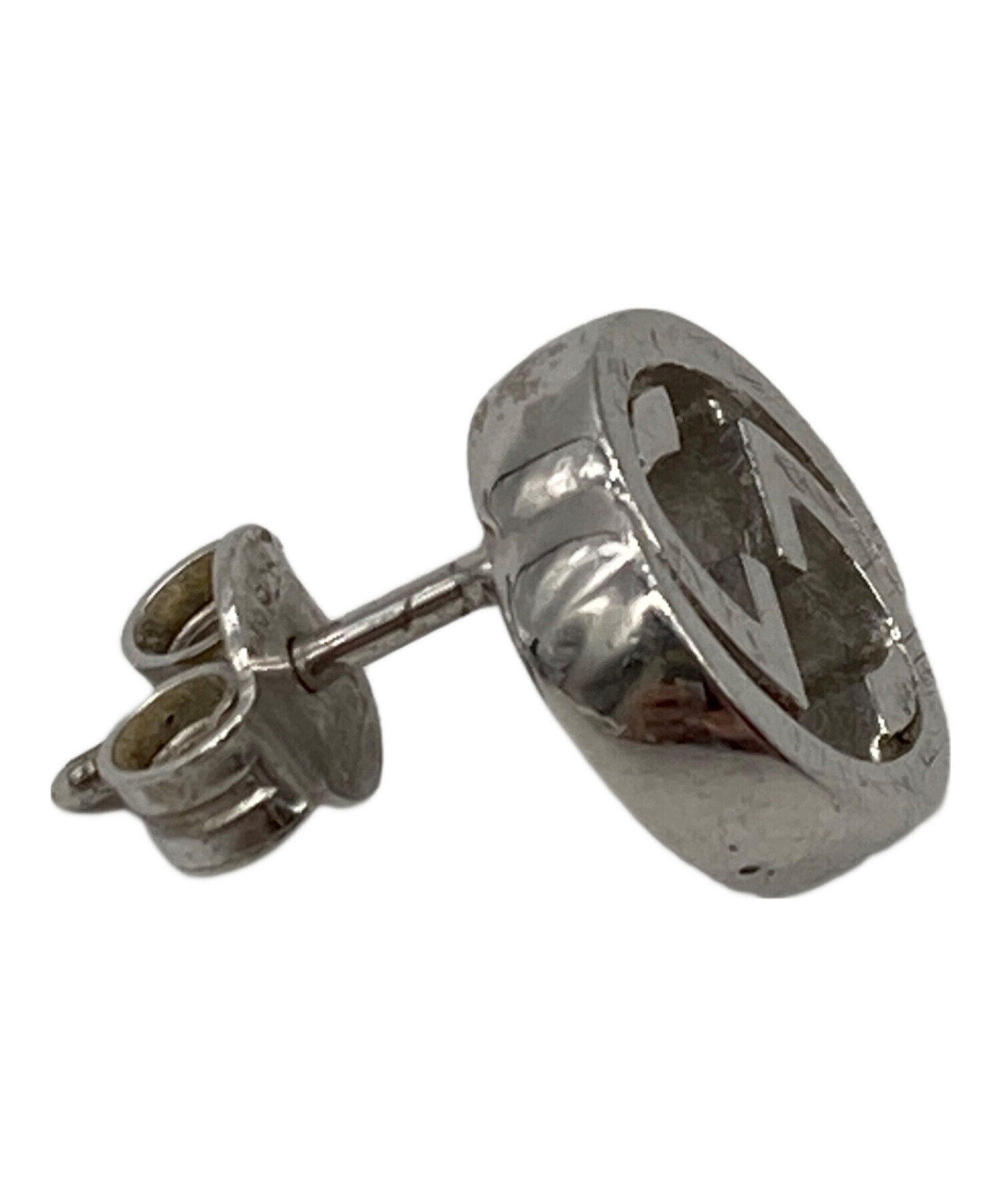 中古・古着通販】GUCCI (グッチ) インターロッキングGピアス(片耳